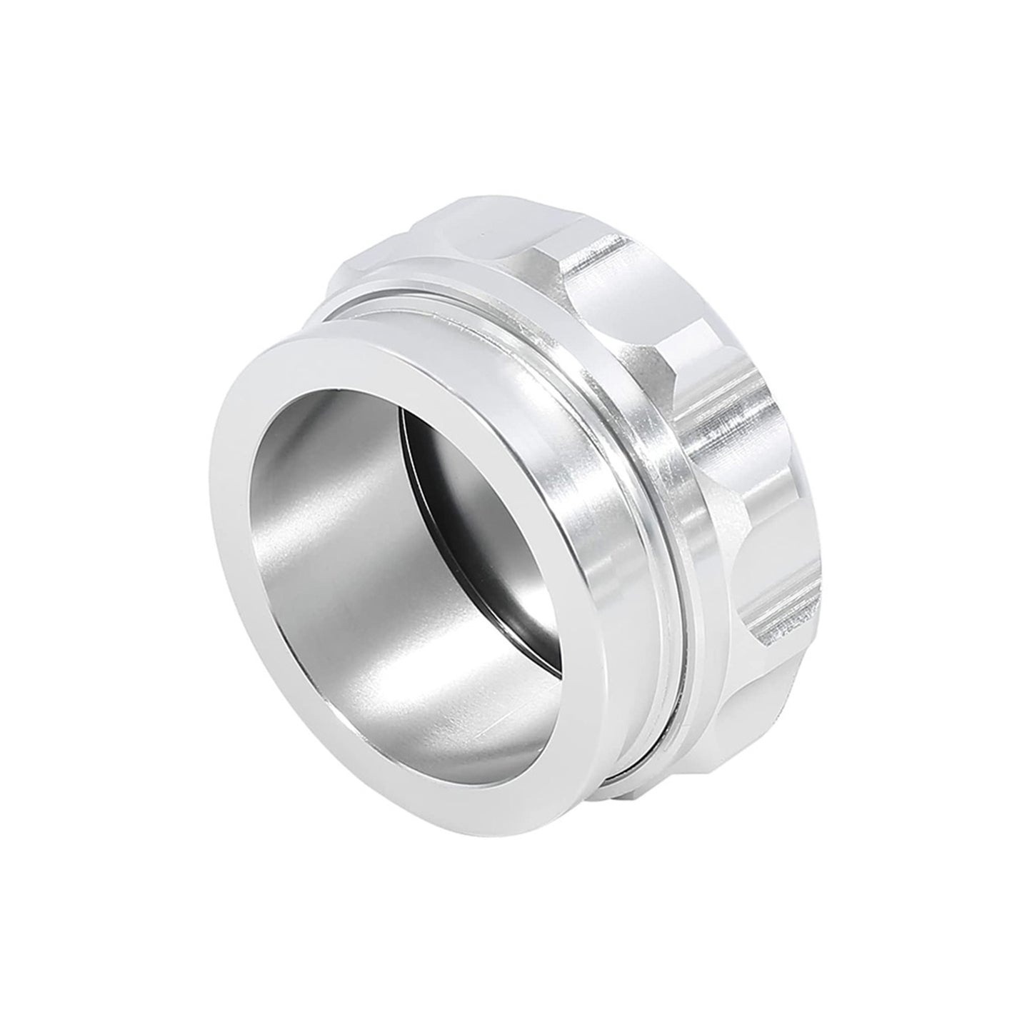 2" Aluminium Alloy Weld-On Filler Neck And Cap Suitable For Oil Fuel Water Tank Silver