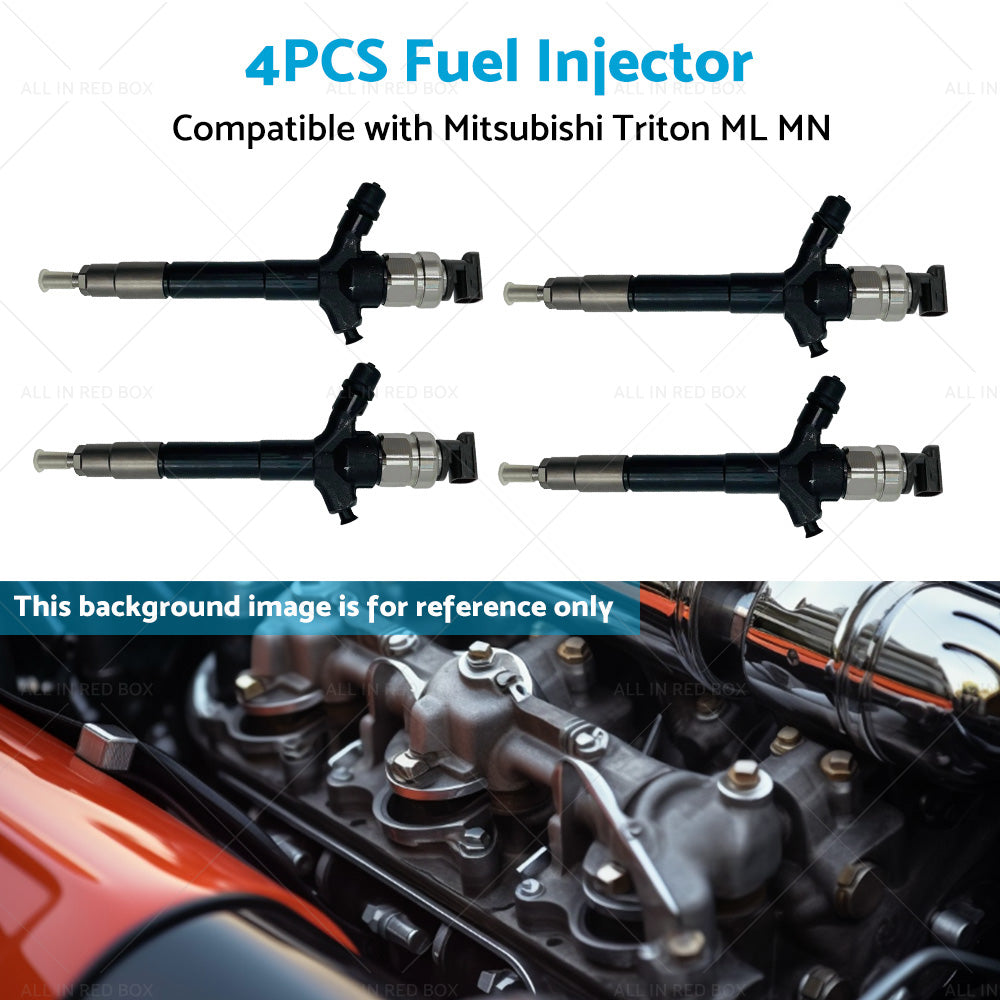 4PCS 095000-9560 Fuel injector Suitable for Mitsubishi Triton Challenger 08-15