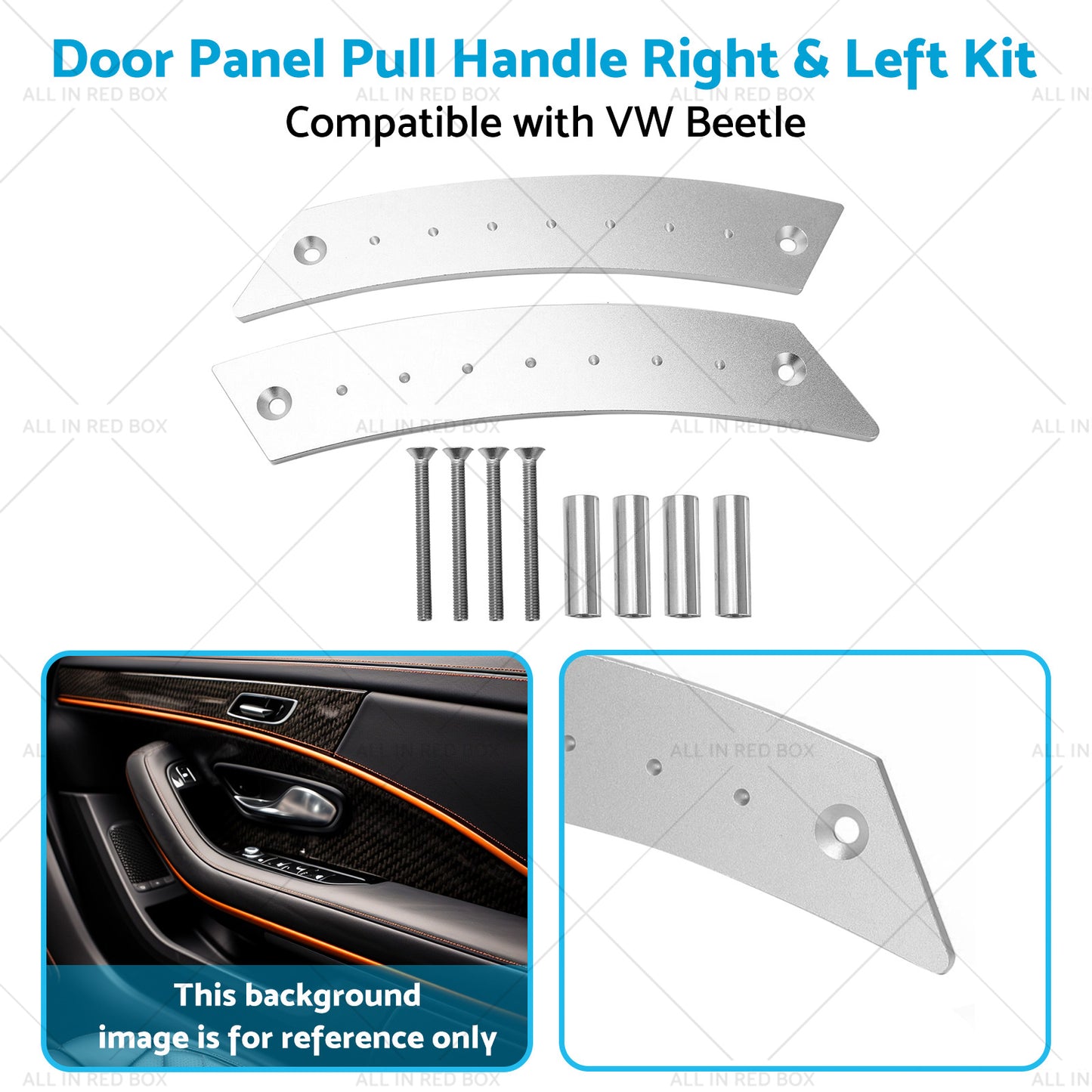{{ Aluminum Door Panel Pull Handle Right and Left Kit Suitable For VW Beetle 1998-2010 }} - Buy Car Parts Online at {{ Kaka Auto Parts }}.
