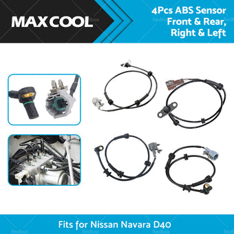 compare product 4x ABS Wheel Speed Sensor Front Rear Left Right for Nissan Navara D40 2005-2014