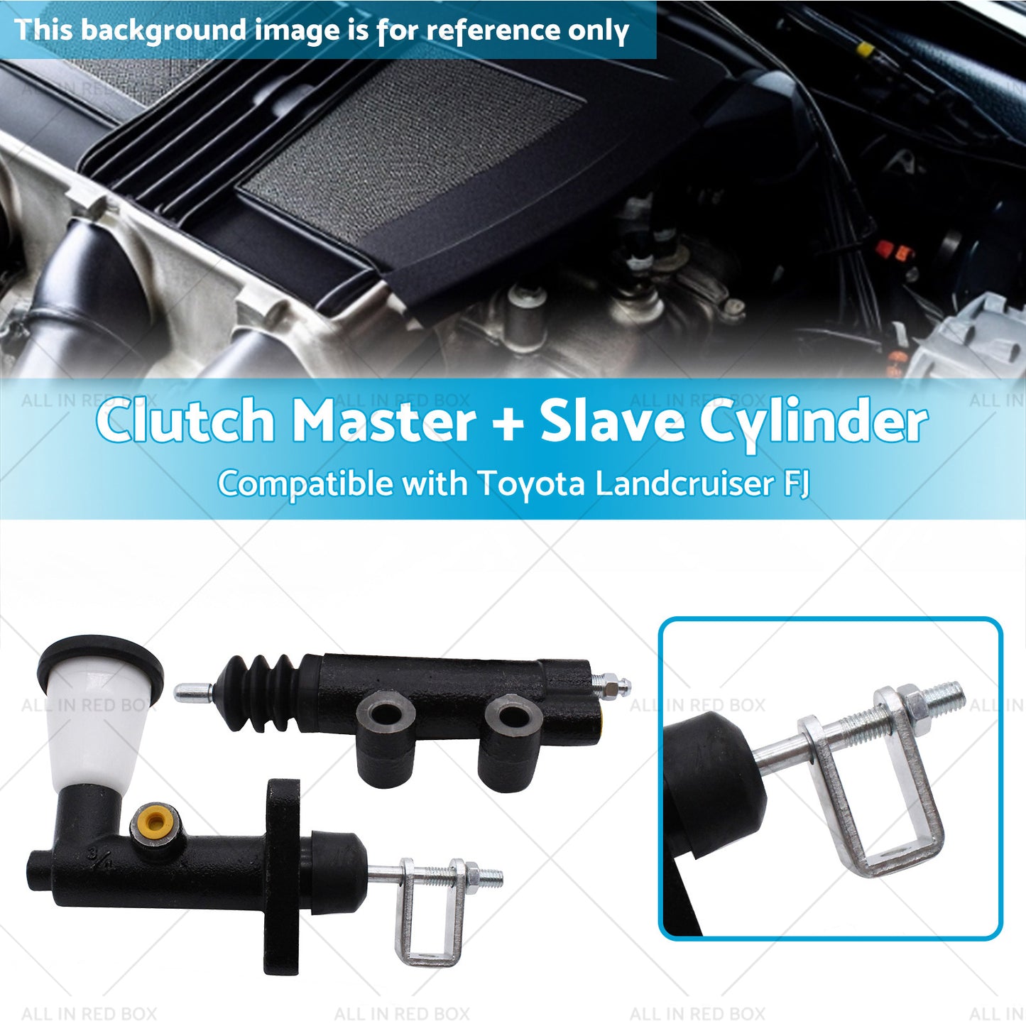 {{ Clutch Master Slave Cylinder Suitable for Toyota Landcruiser FJ40 45 55 75-80 }} - Buy Car Parts Online at {{ Kaka Auto Parts }}.