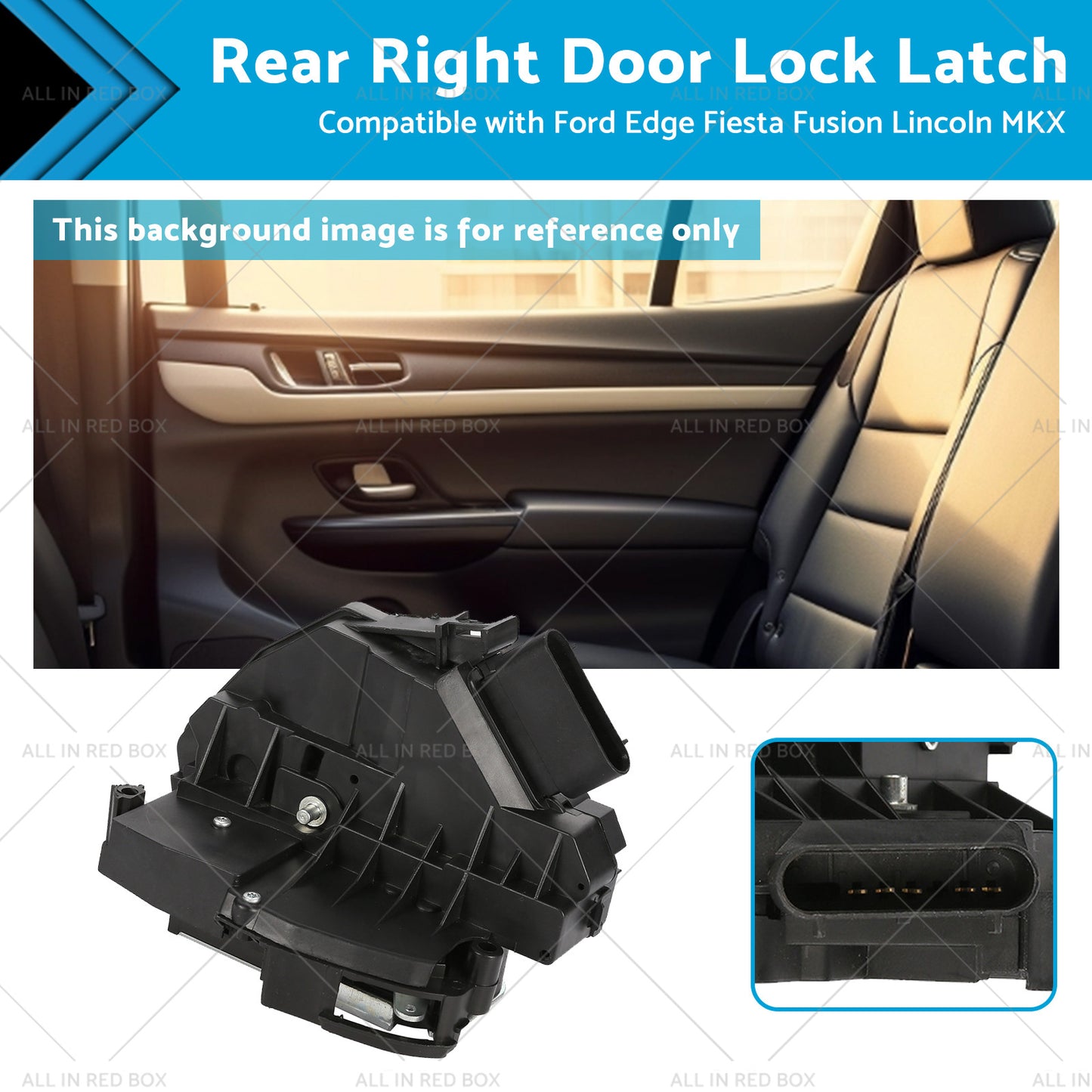 {{ Rear Right Door Lock Latch Actuator Suitable For Ford Focus Lincoln MKX MKZ }} - Buy Car Parts Online at {{ Kaka Auto Parts }}.