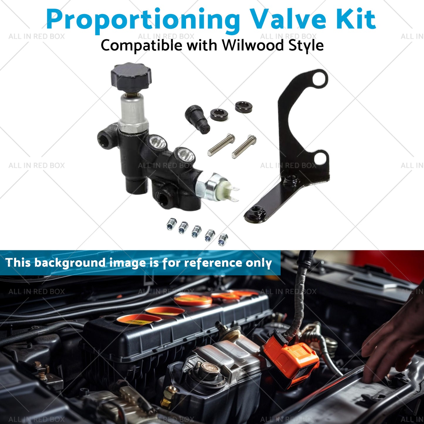 {{ 26013190 Universal Adjustable Knob Proportioning Valve Suitablefor Wilwood Style }} - Buy Car Parts Online at {{ Kaka Auto Parts }}.