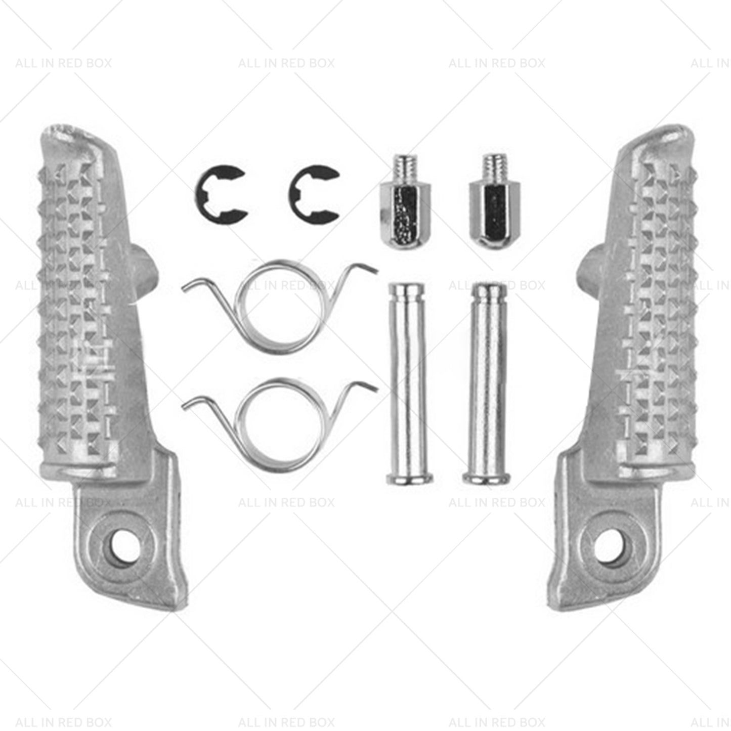 {{ Front Foot Peg Footrest Silver Suitable For Honda CB1000R CBR600RR CBR1000RR }} - Buy Car Parts Online at {{ Kaka Auto Parts }}.