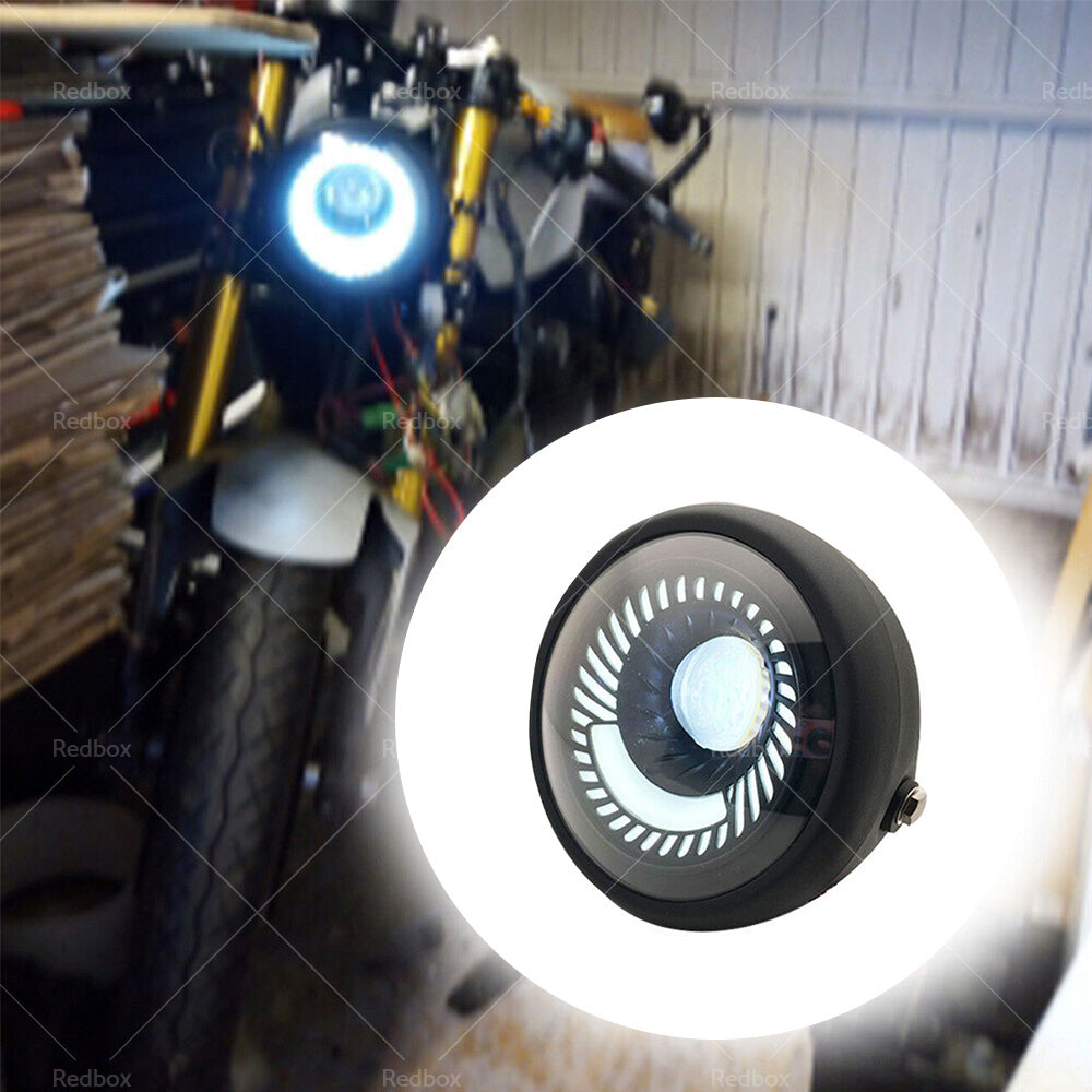 {{ Motorcycle 6. 5inch LED Headlight Spiral Side Mount Bracket Suitable For Cafe Racer }} - Buy Car Parts Online at {{ Kaka Auto Parts }}.