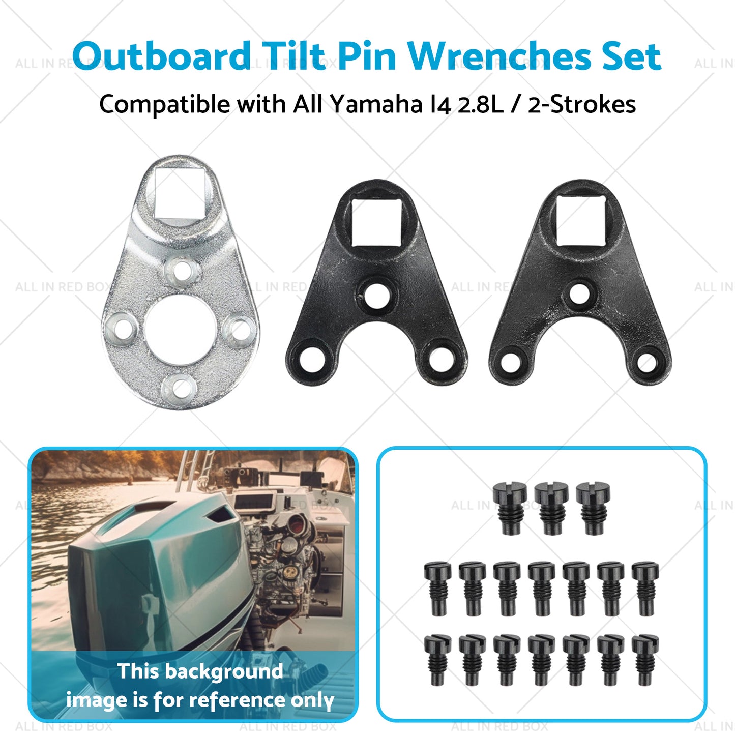 {{ Outboard Trim Tilt Pin Wrench Hardware Replacement Suitable for Seastar Yamaha }} - Buy Car Parts Online at {{ Kaka Auto Parts }}.