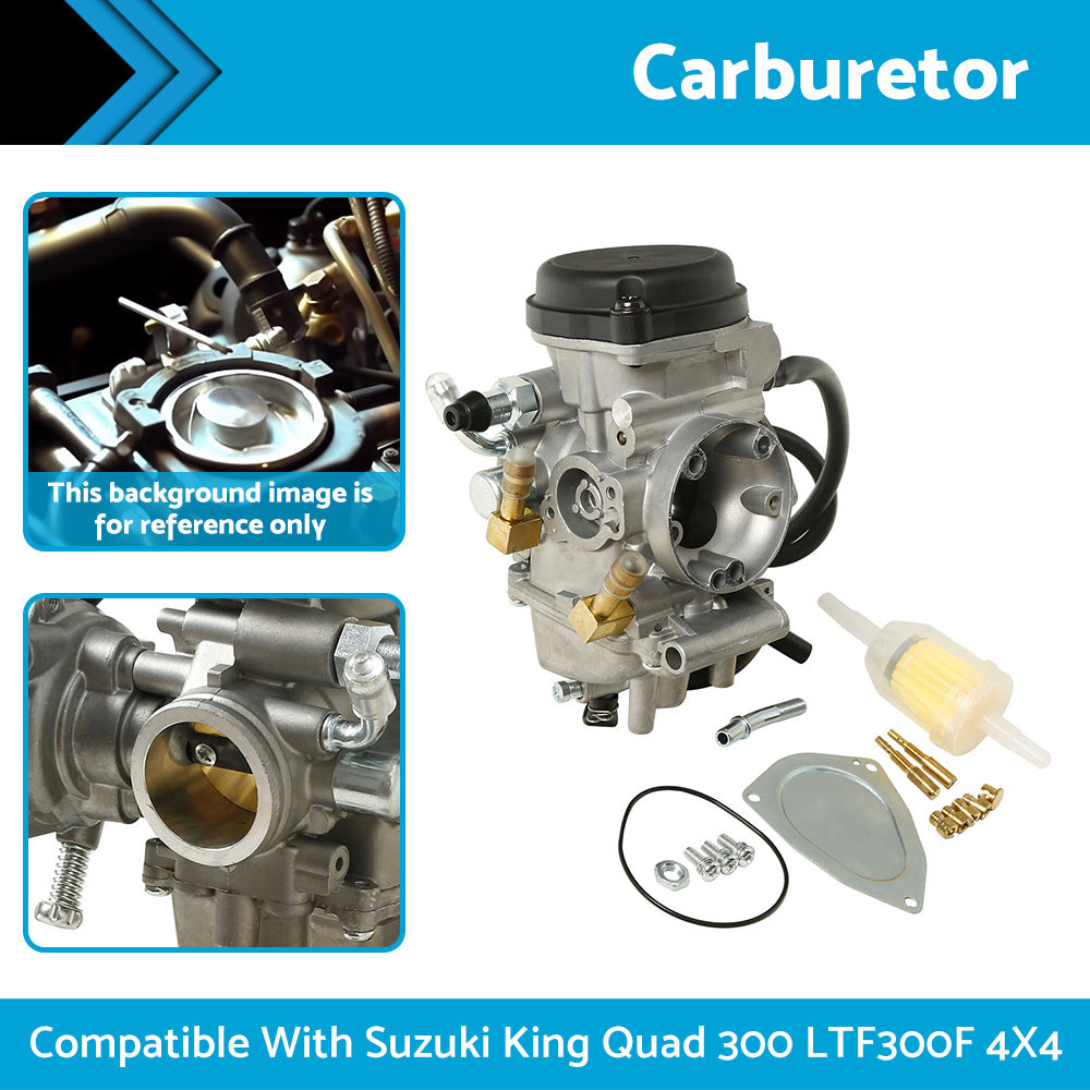 Carburetor Suitable For Suzuki King Quad 300 LTF300F 4X4 Carb 2000 2001 2002