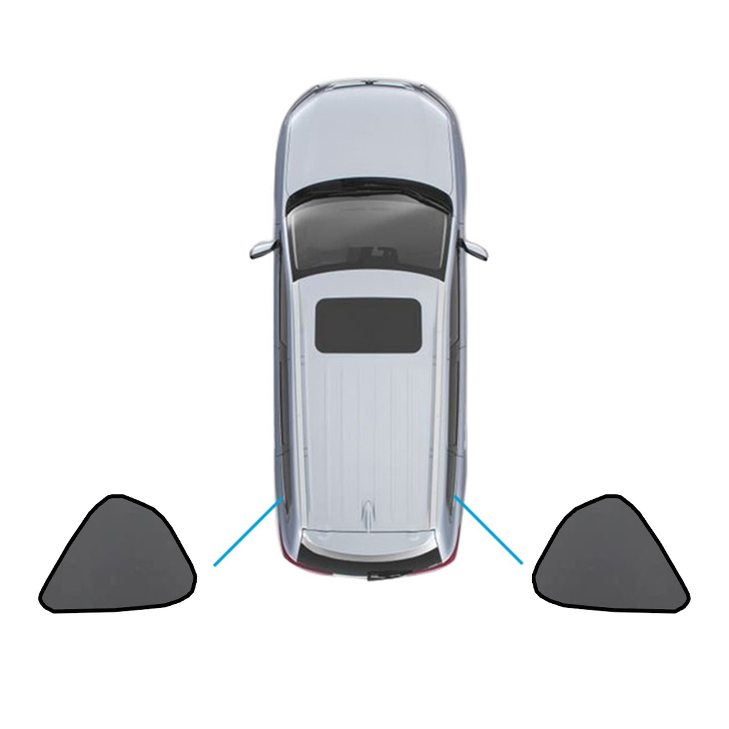 {{ Magnetic Car Window Sun Shades Suitable for Subaru XV/Impreza 2017-2023 }} - Buy Car Parts Online at {{ Kaka Auto Parts }}.