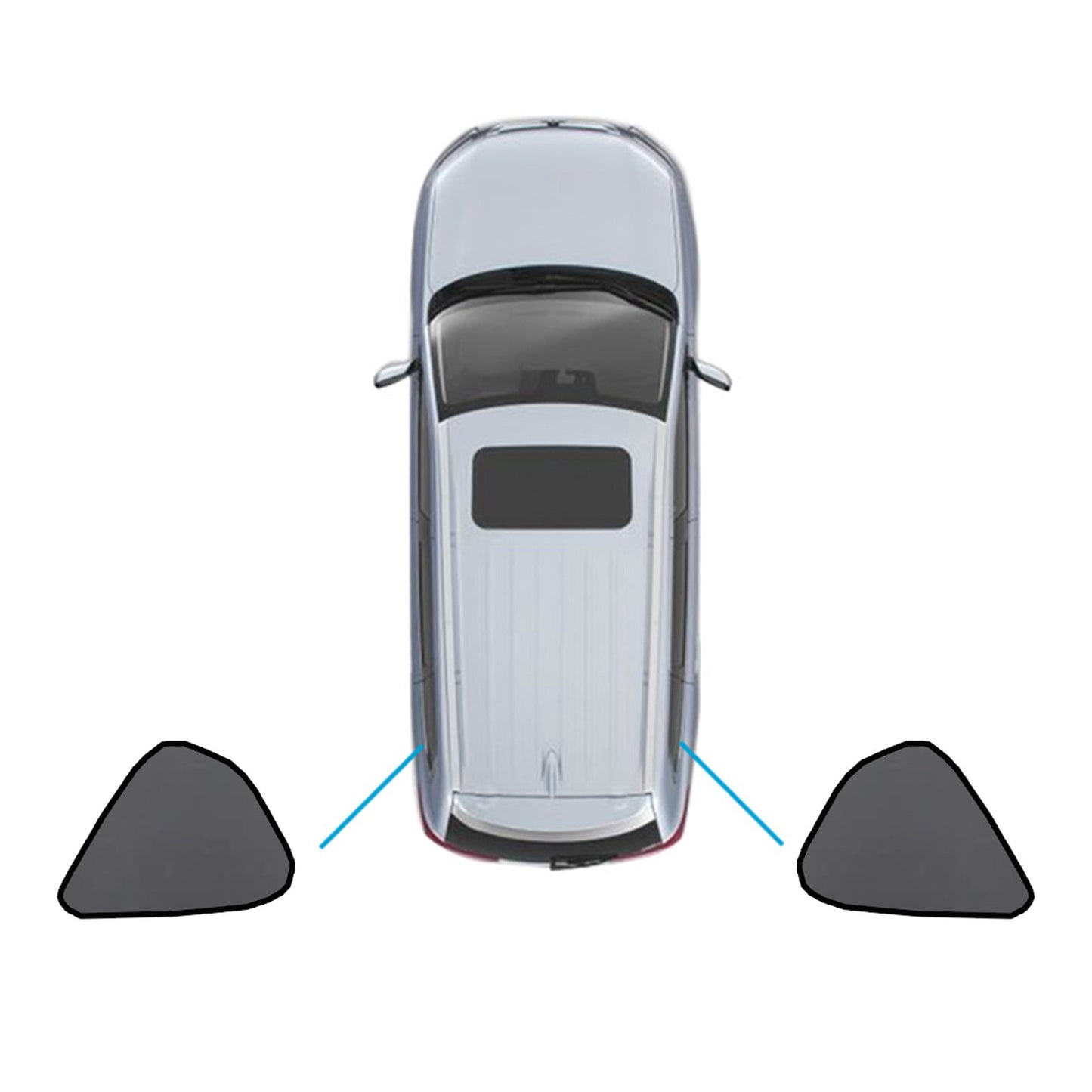 Magnetic Car Window Sun Shades Suitable for Subaru XV/Impreza 2017-2023