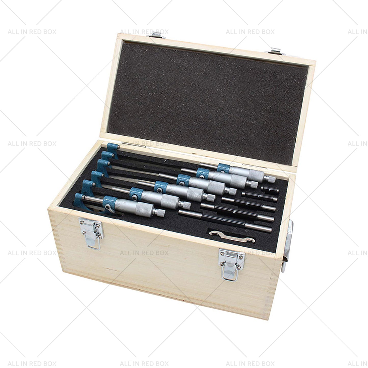 {{ 6pcs or set 0-6 inch Outside Micrometer set Machinist Tool Carbide 0. 0001 inch }} - Buy Car Parts Online at {{ Kaka Auto Parts }}.