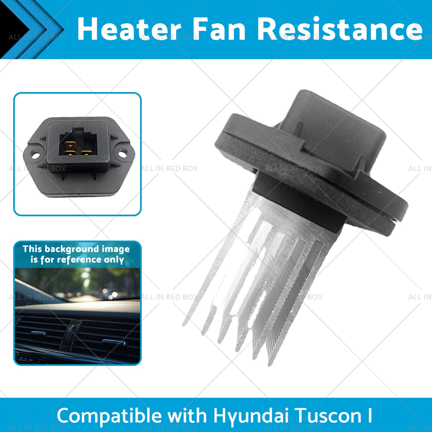 {{ Heater Fan Resistance Suitable for Kia Sportage II 04 Hyundai Tuscon I 04 }} - Buy Car Parts Online at {{ Kaka Auto Parts }}.
