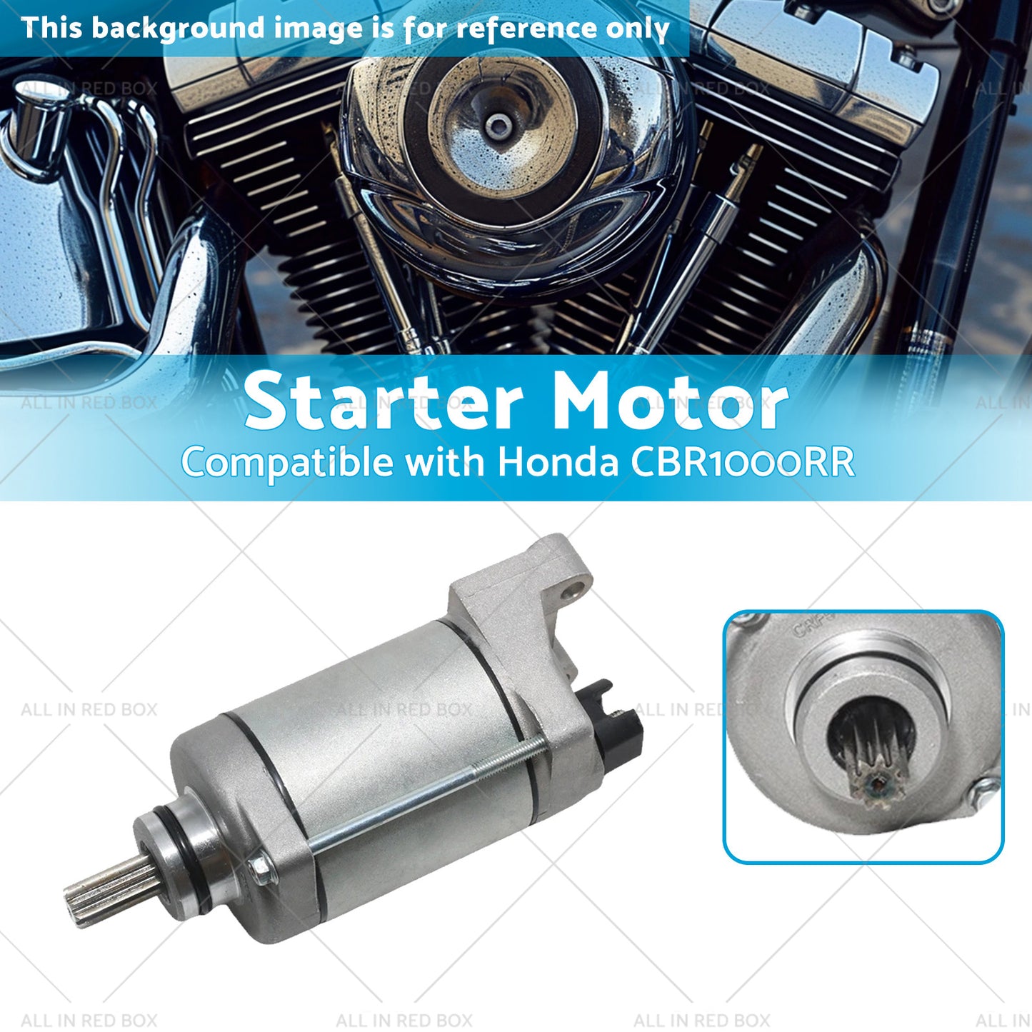 {{ Starter Motor Suitable for Honda CBR1000RR Fireblade 08-21 31200-MFL-003 }} - Buy Car Parts Online at {{ Kaka Auto Parts }}.