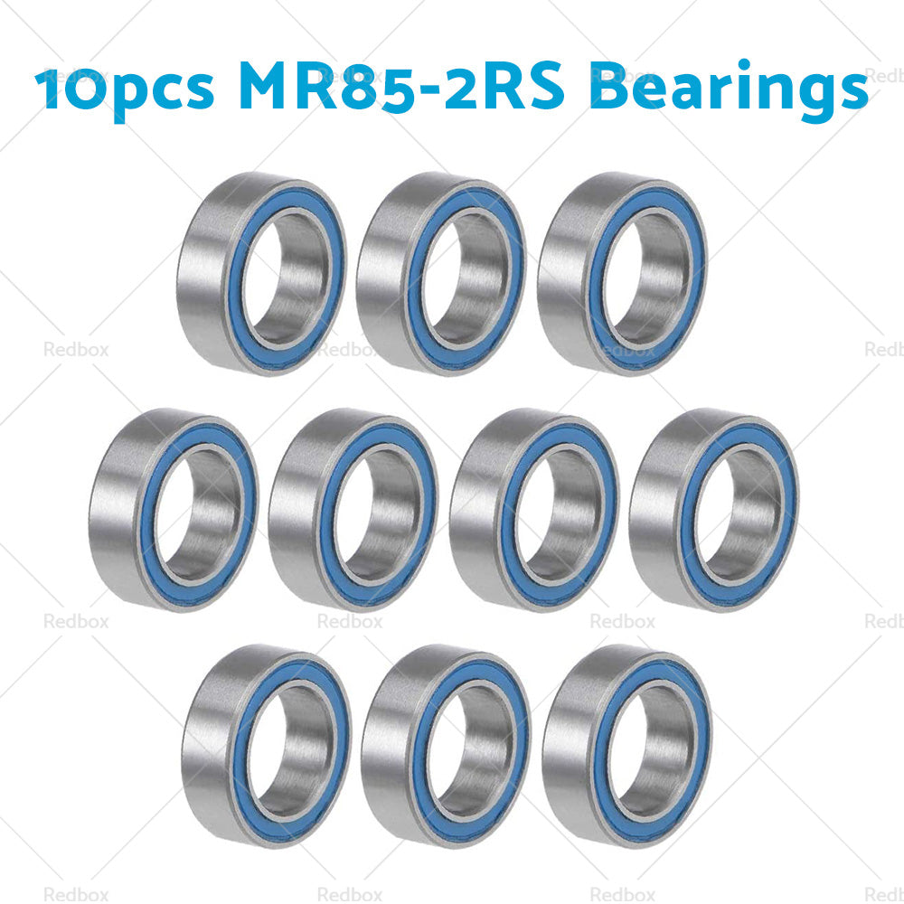 1/10x 5x8x2. 5mm Bearings PTFE Rubber Seals RC 2728 4606 5114 1213 B020 MR85-2RS