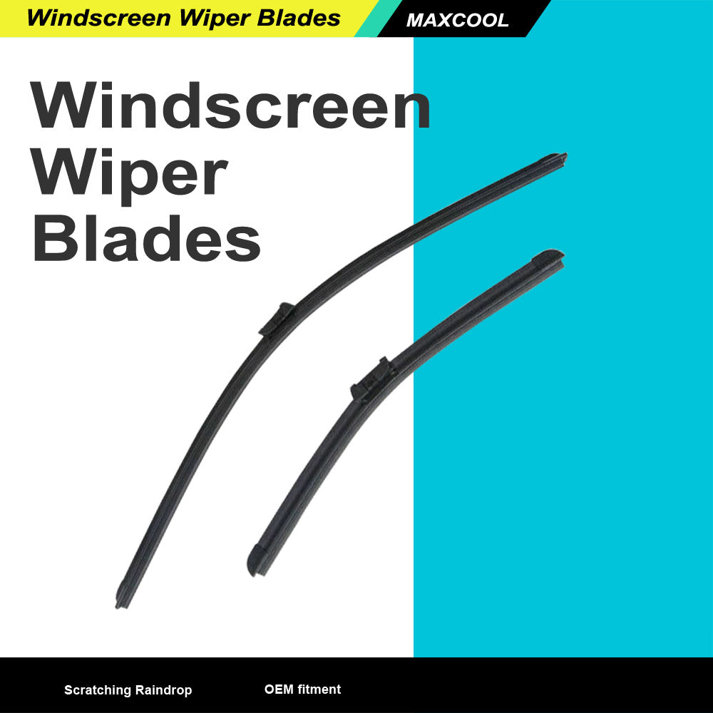 For Ford Fiesta 08-On Aero Flat Windscreen Wiper Blades 26 inch 15 inch 1 Pair