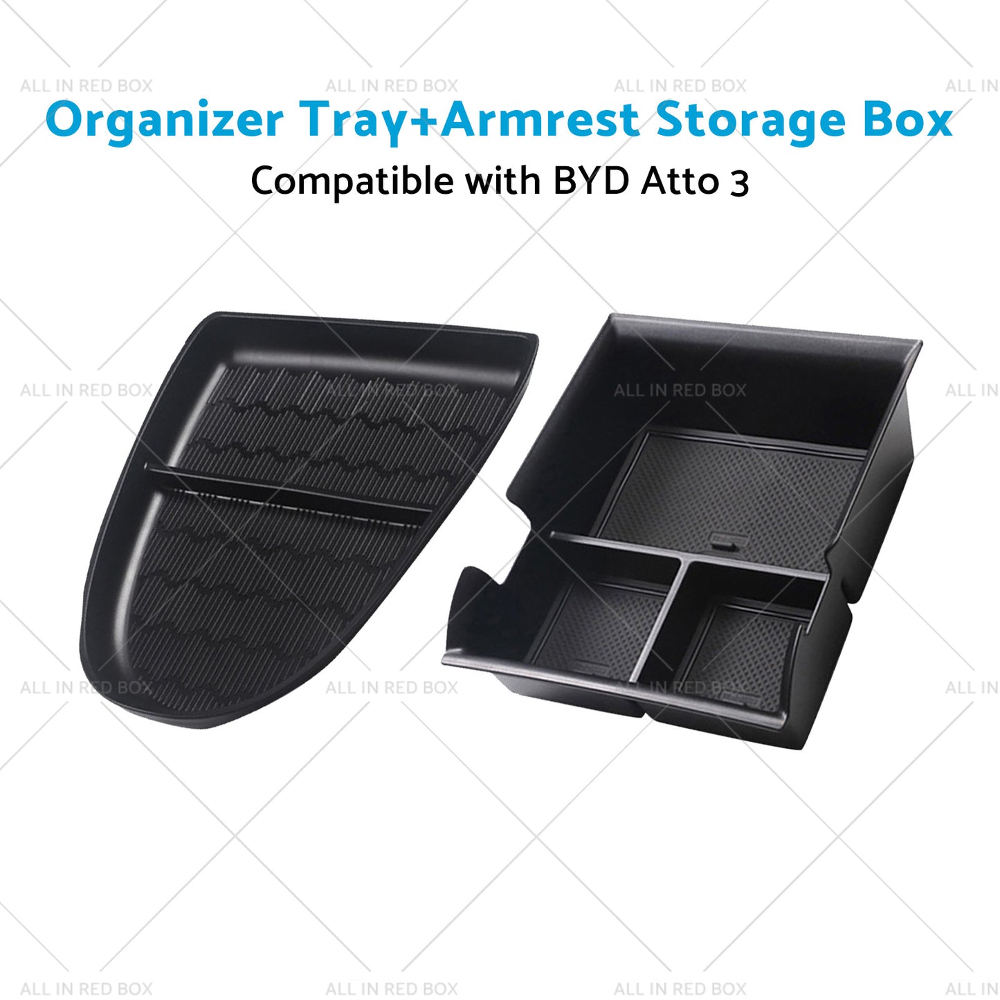 {{ Armrest Storage Box? Organizer Tray Suitable For BYD Atto 3 22-23 }} - Buy Car Parts Online at {{ Kaka Auto Parts }}.