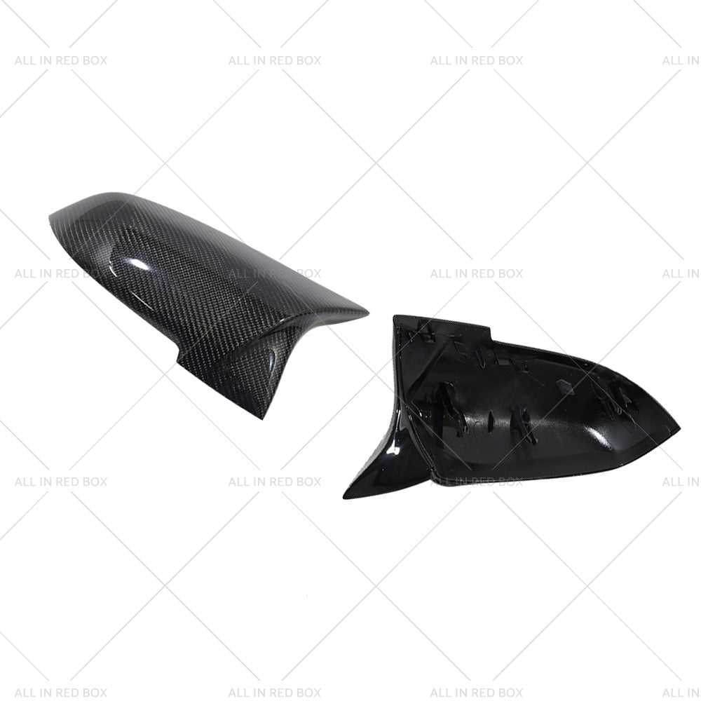{{ Carbon Fibre Side Mirror Cover Caps Suitable for BMW F20 F21 F22 Series 1 2 3 4 }} - Buy Car Parts Online at {{ Kaka Auto Parts }}.