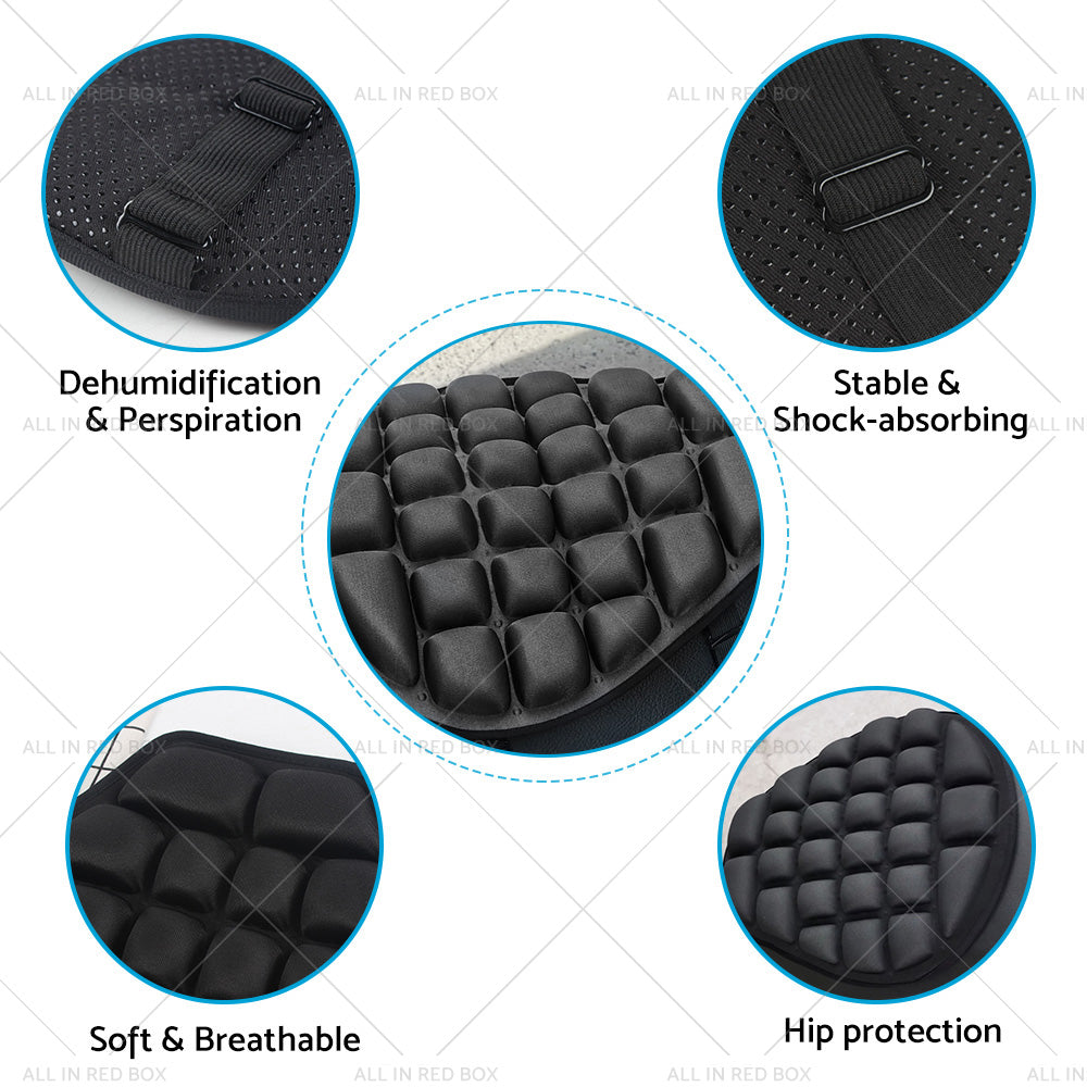 {{ 3D Motorcycle Comfort Gel Seat Cushion Universal Air Motorbike Pillow Pad Cover }} - Buy Car Parts Online at {{ Kaka Auto Parts }}.