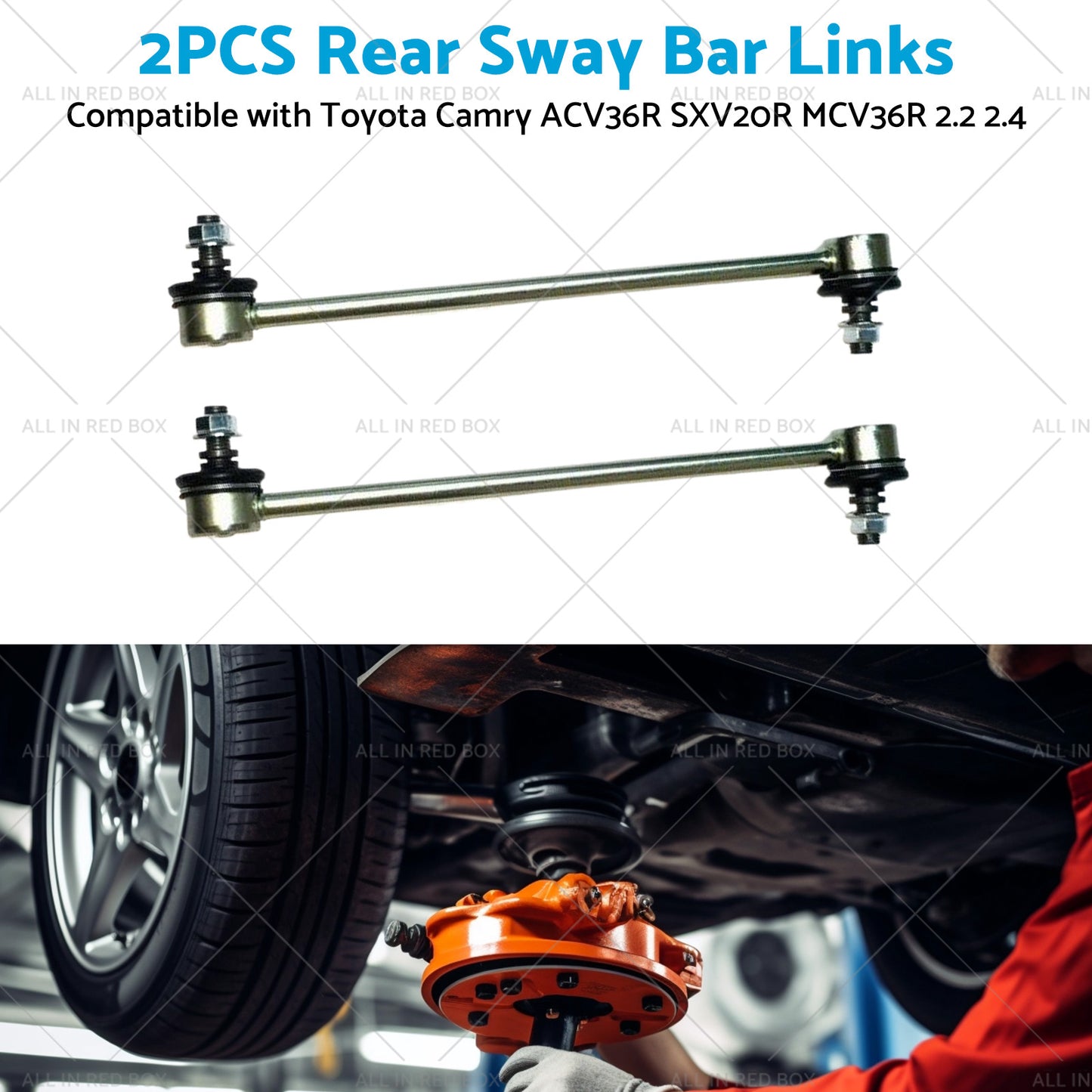 {{ 2PCS Rear Sway Bar Links Suitable for Toyota Camry ACV36R SXV20R MCV36R 2.2 2.4 }} - Buy Car Parts Online at {{ Kaka Auto Parts }}.