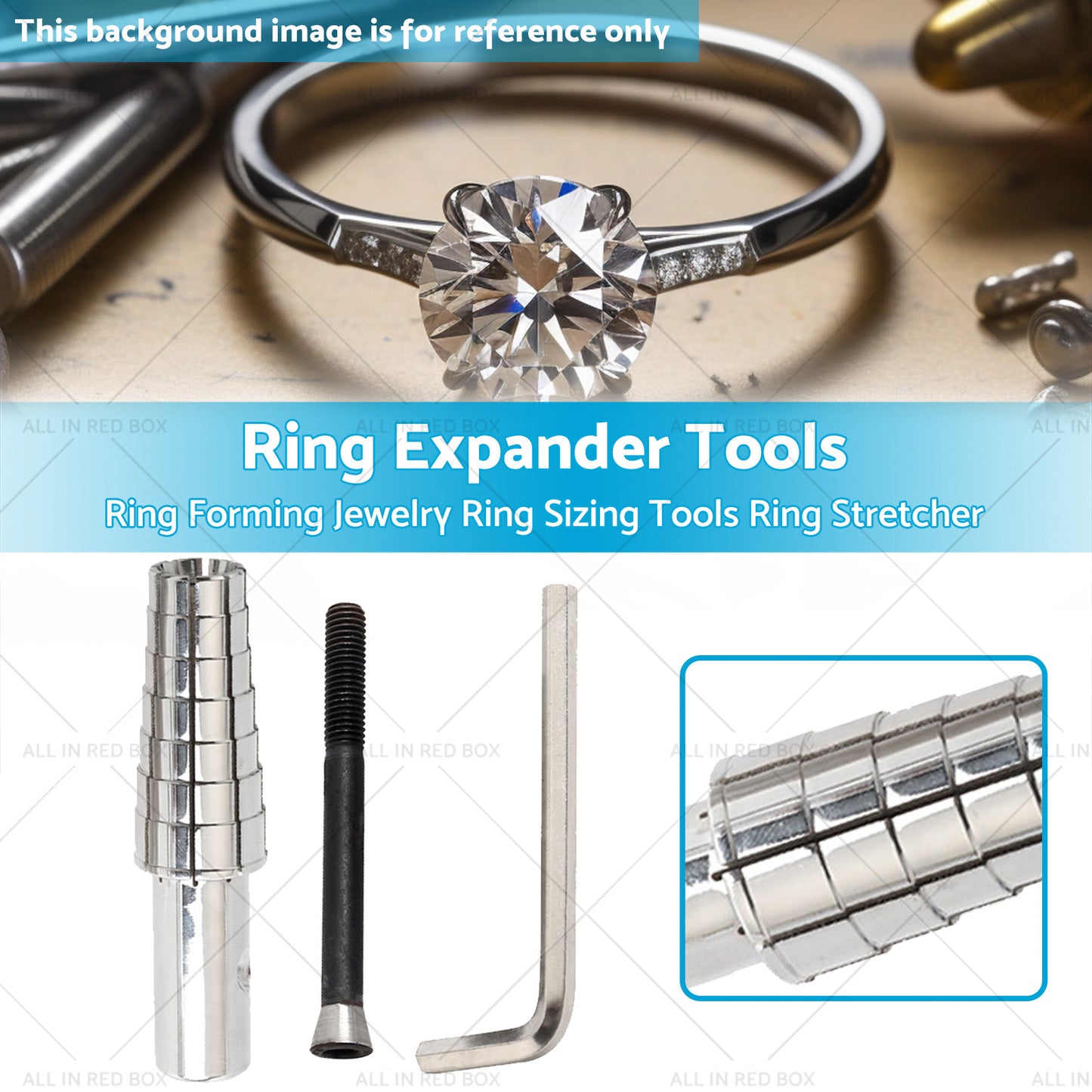 {{ Ring Expander Mandrel Ring Forming Jewelry Ring Stretcher Tool Ring Sizing Tools }} - Buy Car Parts Online at {{ Kaka Auto Parts }}.