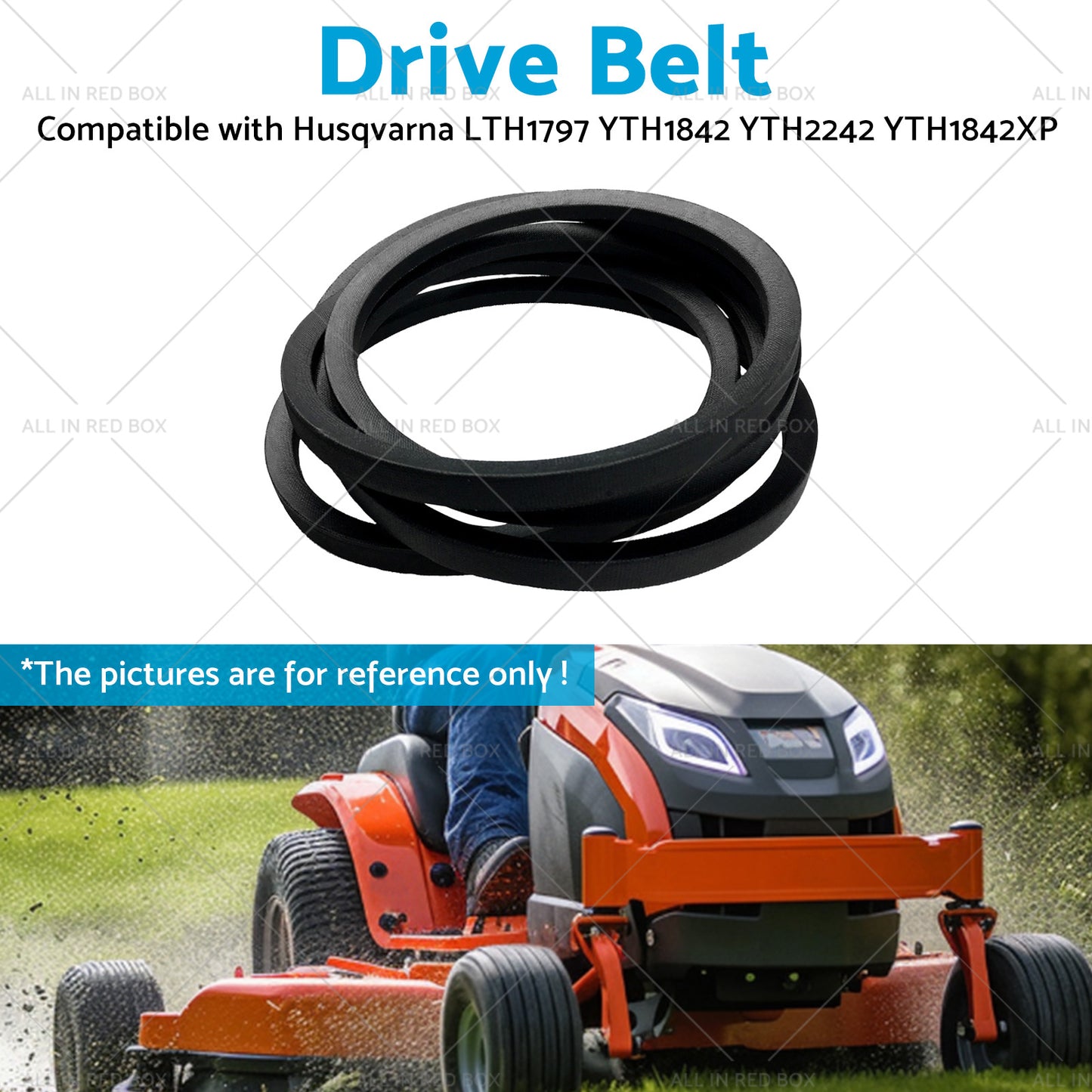 Drive Belt Suitable For Husqvarna LTH1542 YTH160 YTH210XP YTH170 YTH1542XP