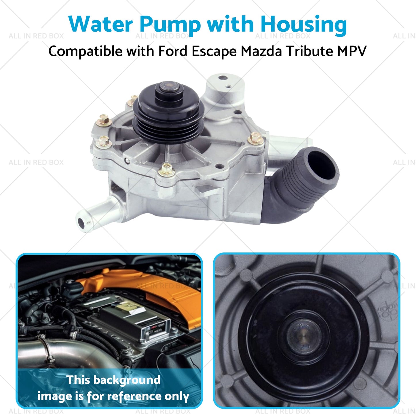 {{ Water Pump and Housing ?Suitable for Mazda Tribute MPV Ford Escape V6 3. 0L 03-06 }} - Buy Car Parts Online at {{ Kaka Auto Parts }}.