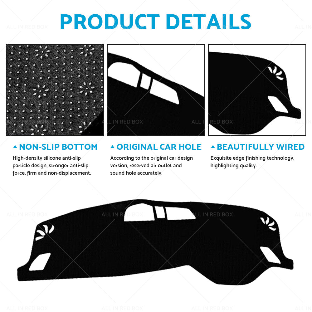 {{ Non-Slip Dash Mat Suitable For Mitsubishi Outlander ZM NO HUD SE SEL SE 8 21-23 }} - Buy Car Parts Online at {{ Kaka Auto Parts }}.
