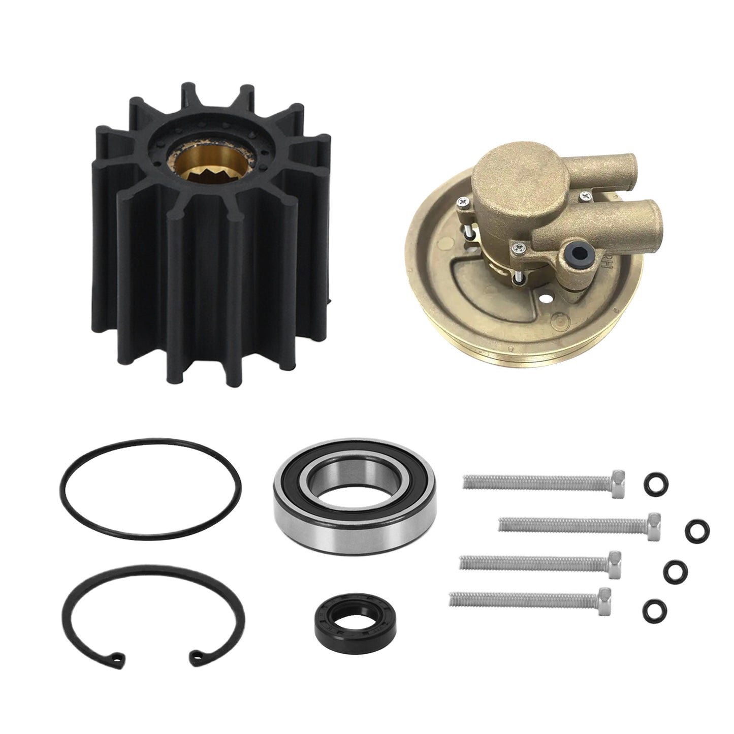 {{ Pump Rebuild Kit+ Raw Water Sea Impeller Pump Suitable for Volvo Penta 21212799 }} - Buy Car Parts Online at {{ Kaka Auto Parts }}.