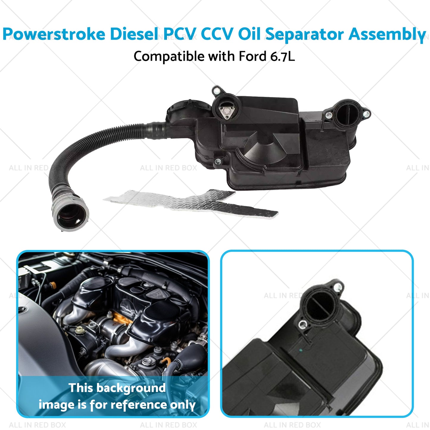 {{ Powerstroke Diesel PCV CCV Oil Separator Assembly Suitable for 11-16 Ford 6. 7L }} - Buy Car Parts Online at {{ Kaka Auto Parts }}.