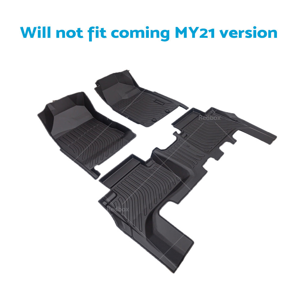3D TPE Floor Mats Fit for Isuzu MUX MU-X 12-21 Anti-Slip Waterproof Full Cover