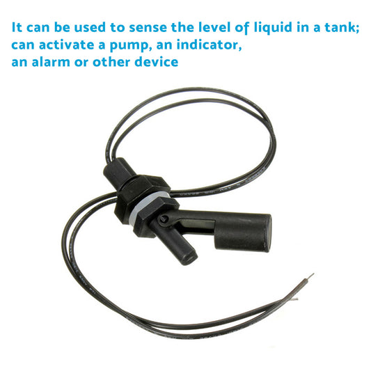 2PCS Water Level Sensor Tube Float Switch Tank Horizontal Liquid Pool Side Mount