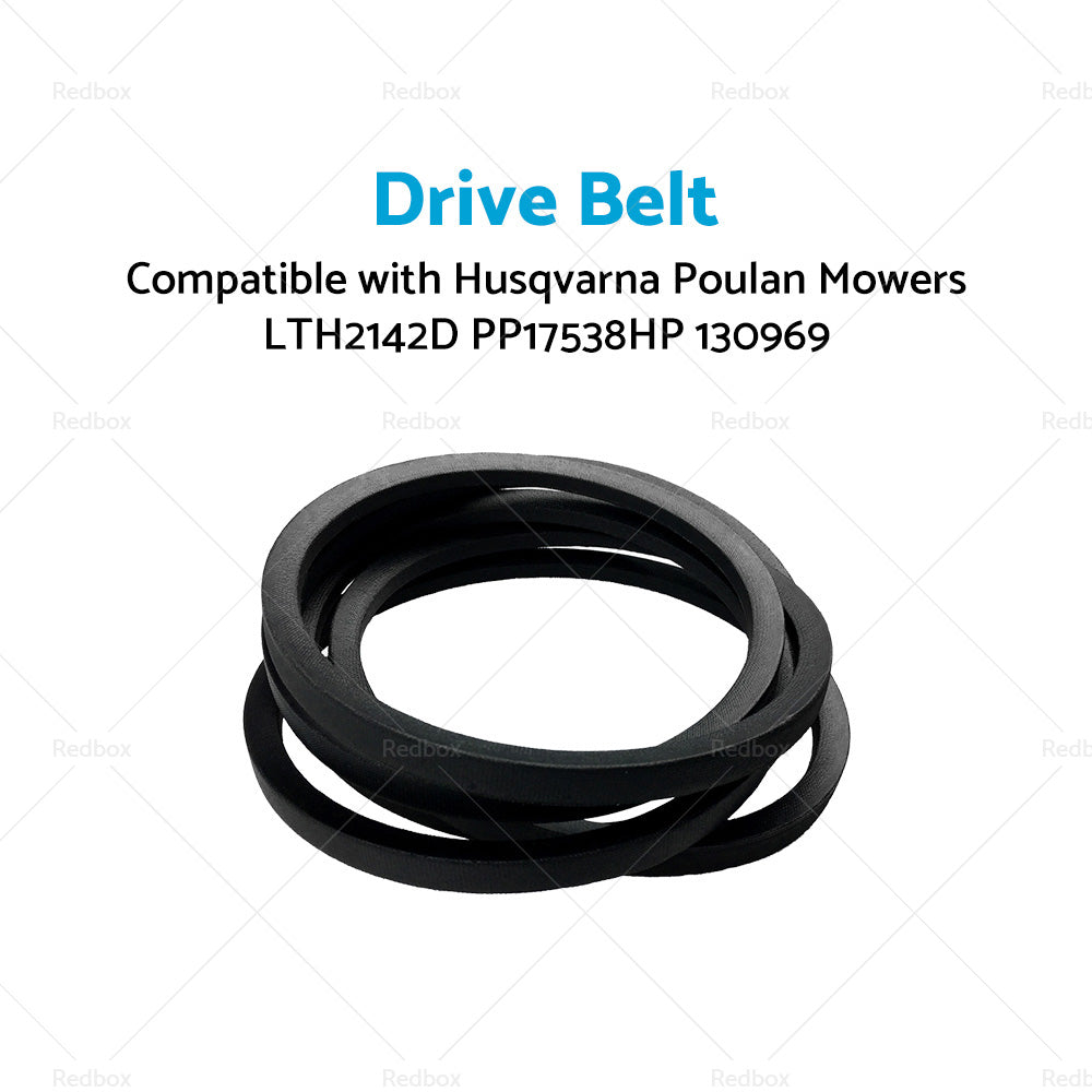 Drive Belt Suitable For Husqvarna Poulan Mowers LTH2142D PP17538HP 130969