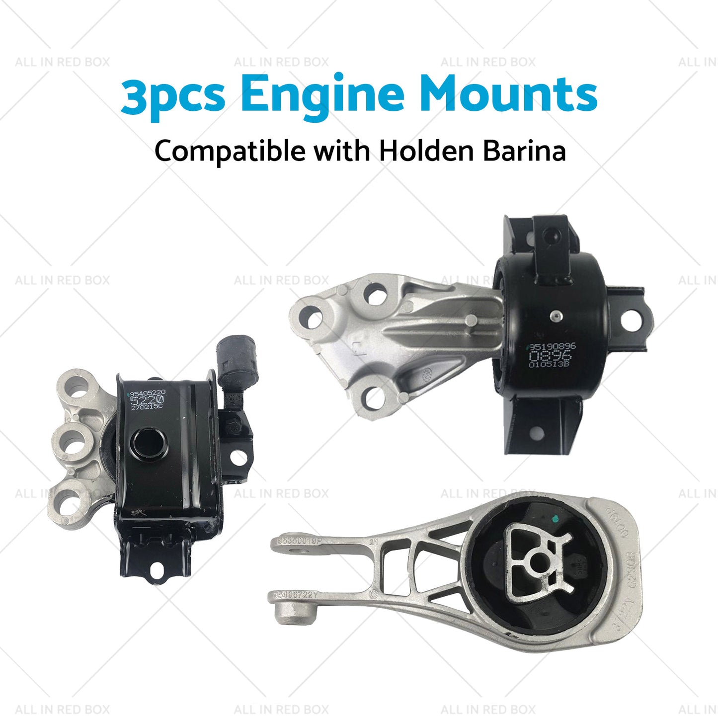 {{ 3PCS Engine Mount Suitable For Holden Barina TM 1. 6L F16D4 2011-2019 }} - Buy Car Parts Online at {{ Kaka Auto Parts }}.