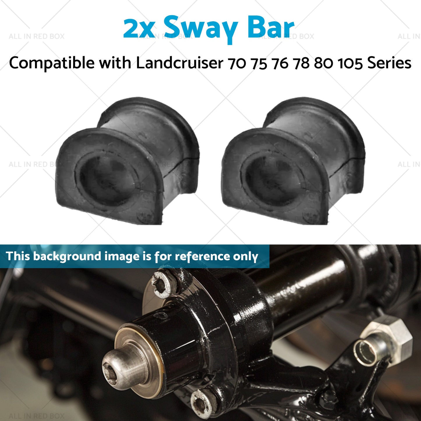 {{ 2x Sway Bars Suitable for Landcruiser 70 75 76 78 80 105 Series FJ80 HZJ80 HDJ80 }} - Buy Car Parts Online at {{ Kaka Auto Parts }}.