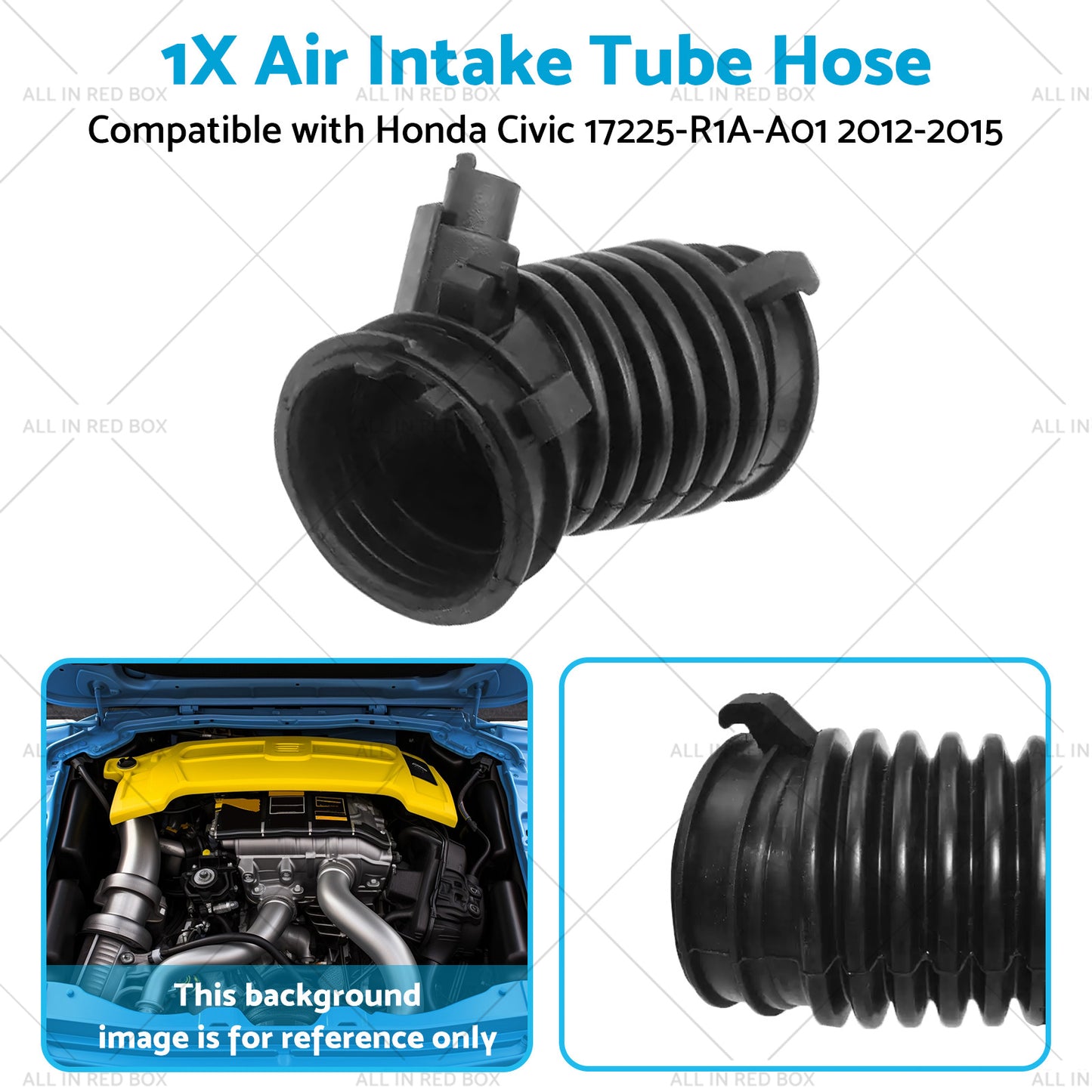 {{ 1 PCS Car Air Intake Tube Hose Suitable For Honda Civic 17225-R1A-A01 2012-2015 }} - Buy Car Parts Online at {{ Kaka Auto Parts }}.