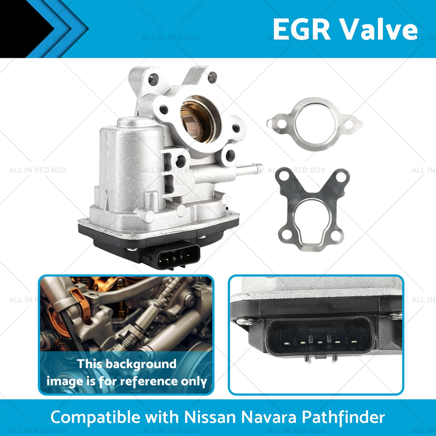 {{ EGR Valve Suitable For Nissan Navara D22 D40 R51 Pathfinder MNT YD25 14710-EC00D }} - Buy Car Parts Online at {{ Kaka Auto Parts }}.