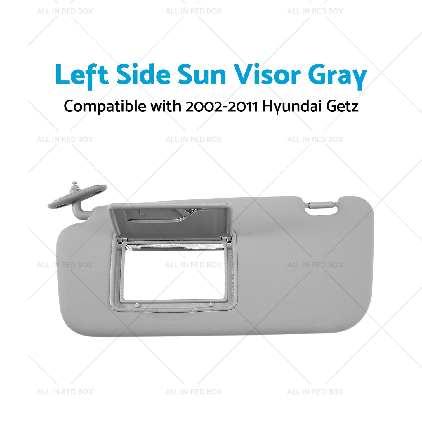 Front Left Side Sun Visor Sunvisor Sunshade For Hyundai Getz Click 02-11 Gray