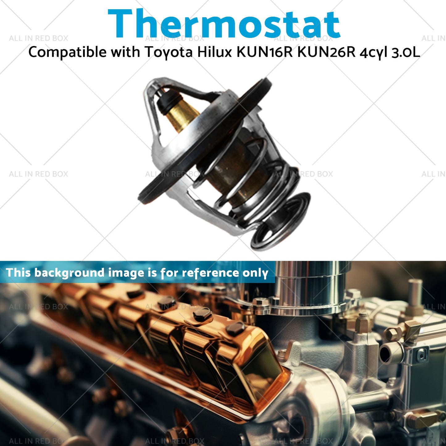 {{ Thermostat Suitable for 2005-2015 Hilux KUN16R KUN26R 4cyl 3. 0L 1KD-FTV Diesel }} - Buy Car Parts Online at {{ Kaka Auto Parts }}.
