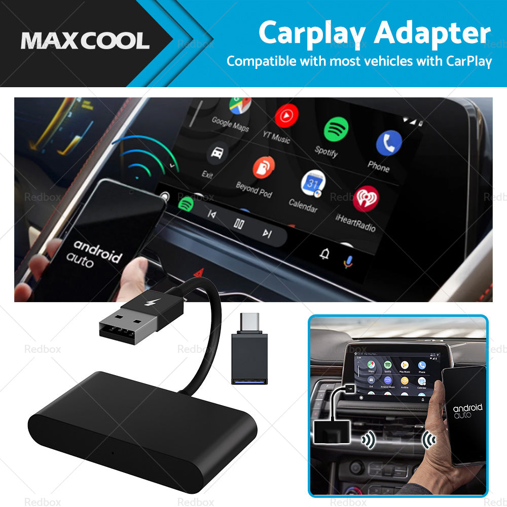 Auto Wireless Carplay Adapter Suitable For Android Most Vehicles with CarPlay