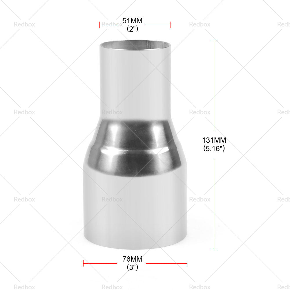 {{ 2 Up To 3 Inch OD Adaptor Steel Exhaust Tube Pipe Adapter Reducer - 2. 25 2. 5 3 }} - Buy Car Parts Online at {{ Kaka Auto Parts }}.