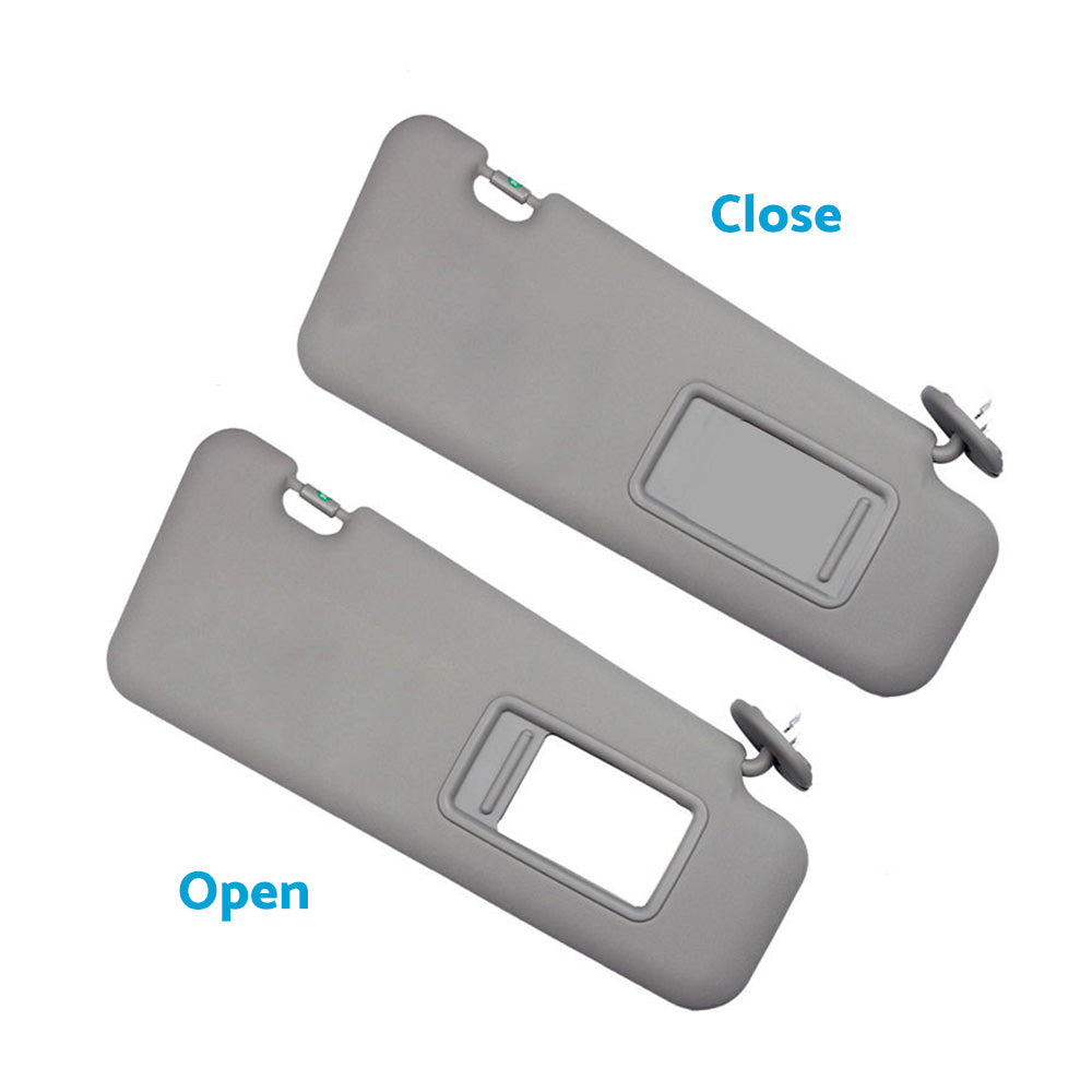 Right Side Gray Sun Visor Suitable For Toyota Kluger 2008-13 W or Vanity Light