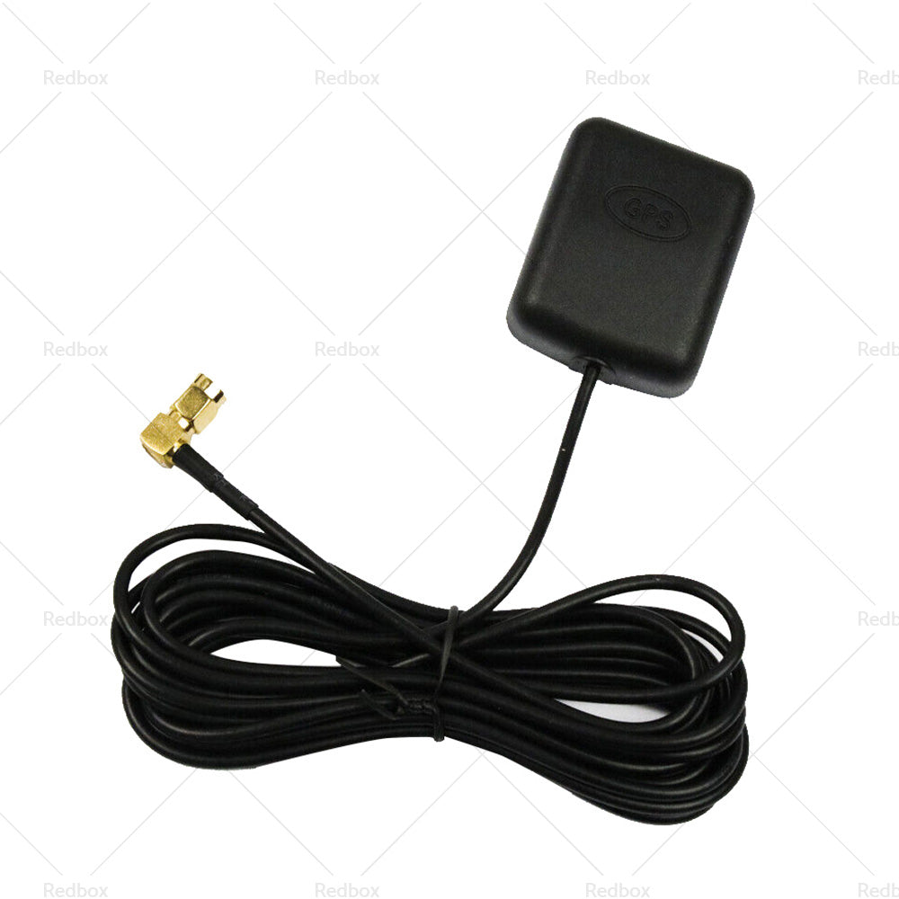 GPS Antenna SMA Plug Active Aerial Extension Cable for Car DVD Head Unit Stereos