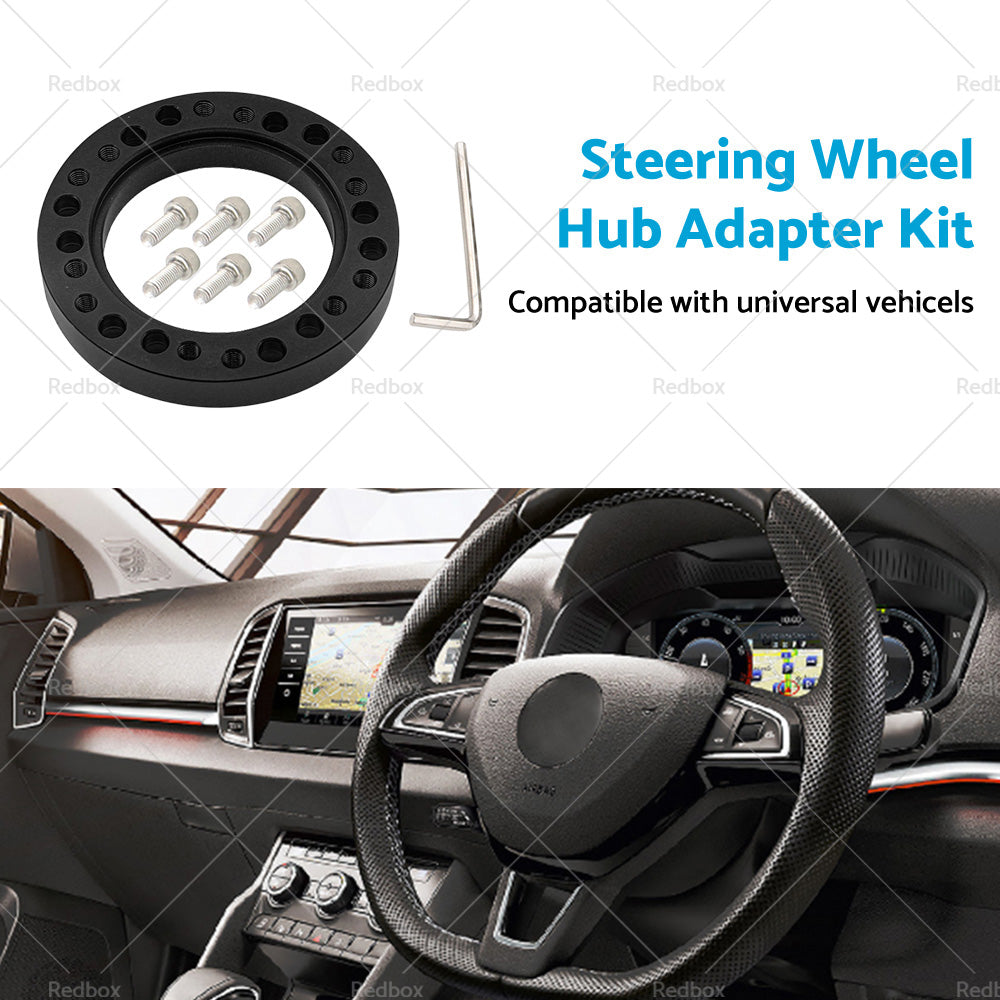 {{ Black Steering Wheel Hub Adapter Spacer Suitable For MOMO to NARDI Quick Release }} - Buy Car Parts Online at {{ Kaka Auto Parts }}.