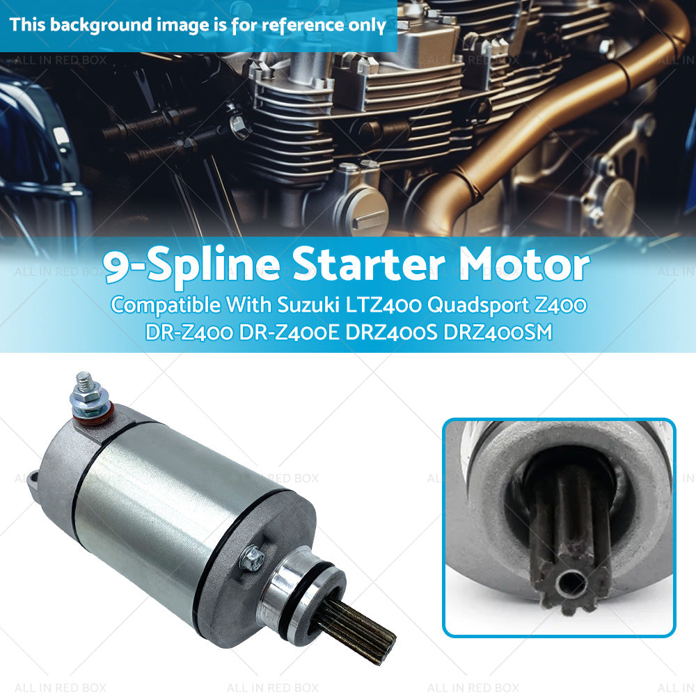 Starter Suitable For Suzuki LTZ400 Quadsport Z400 DR-Z400 E DRZ400S DRZ400SM