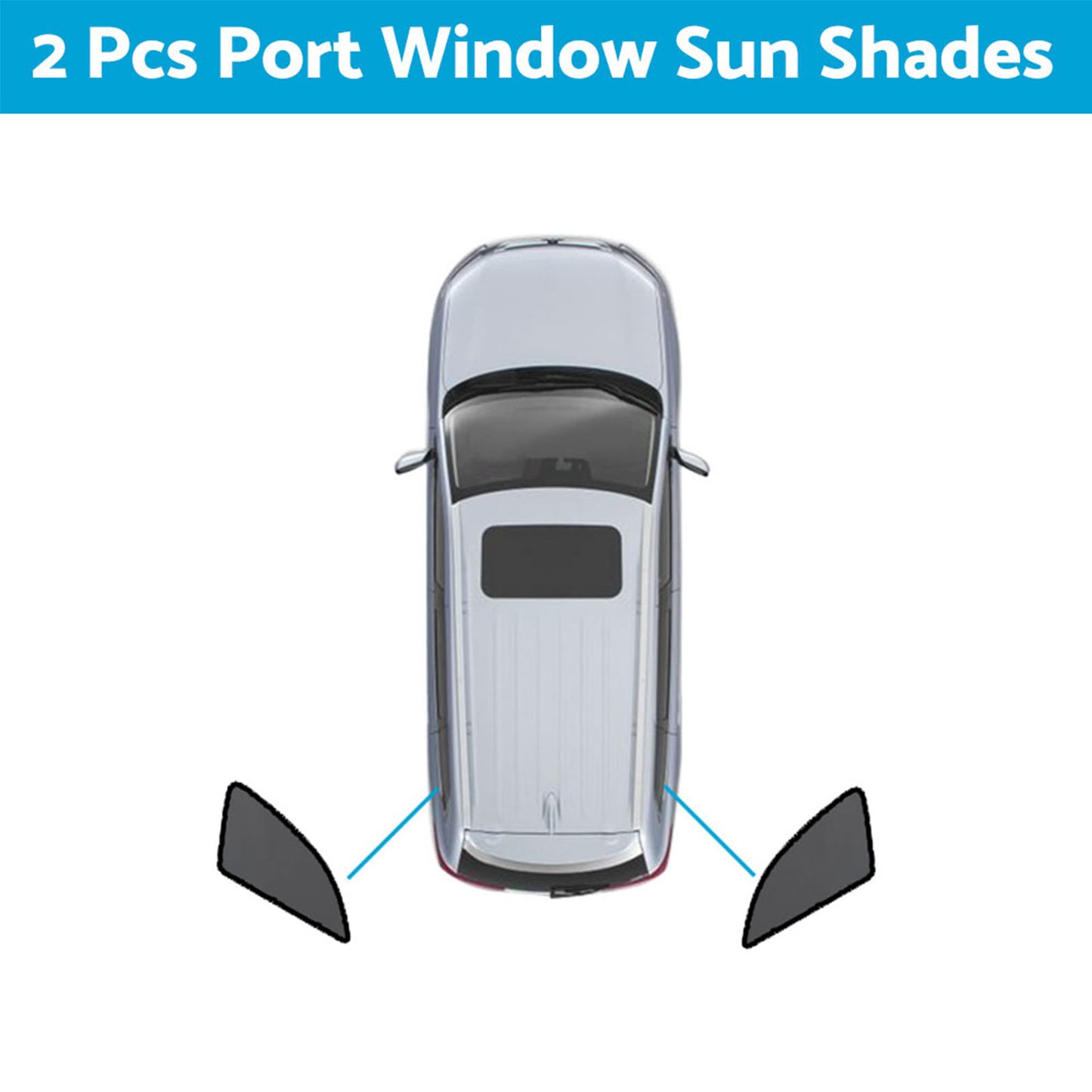 Magnetic Mesh Sun Blind Shades Suitable for Audi Q5 FY 2017-2025 On Front Rear
