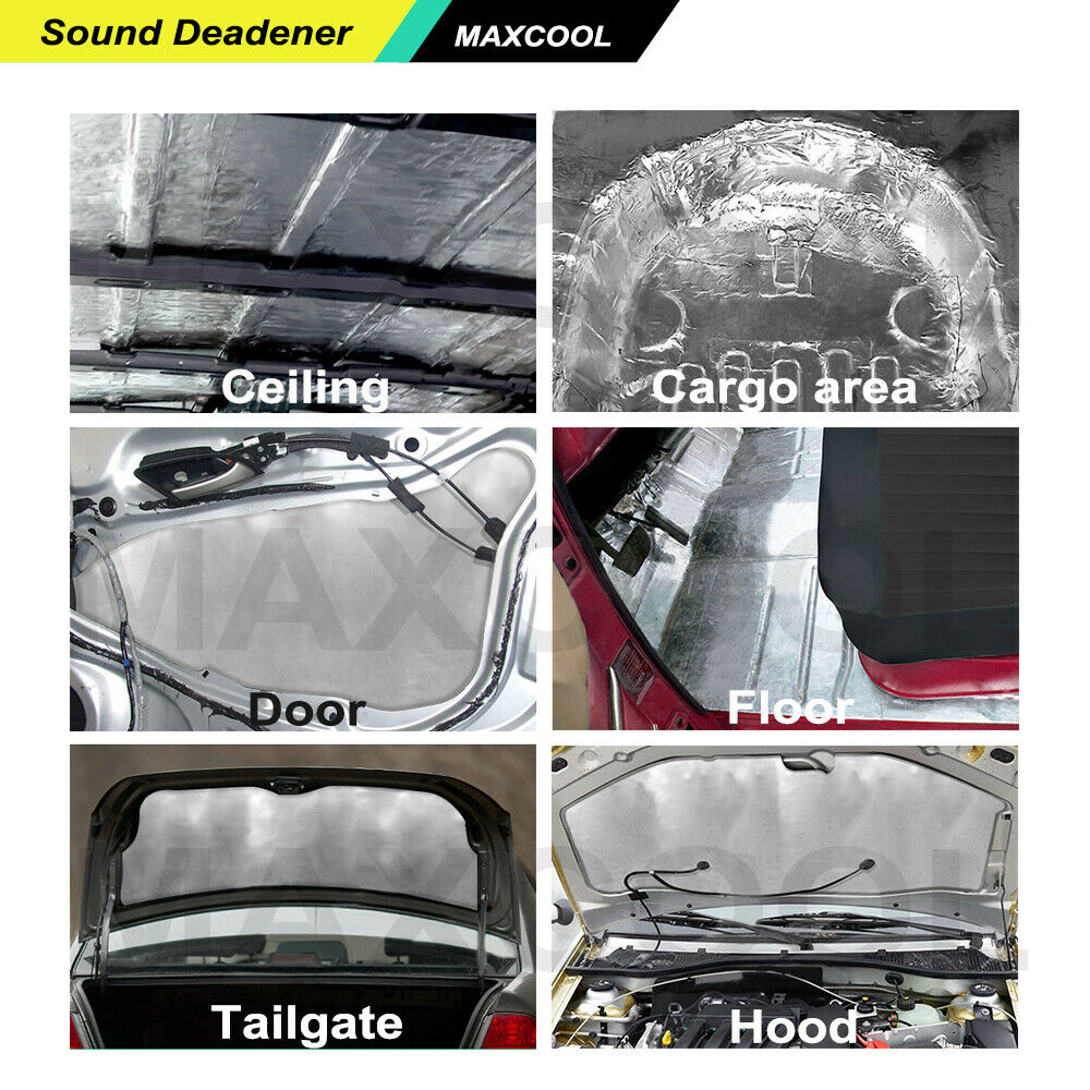 Car Butyl Rubber Sound Deadener Proofing Roll Insulation Self Adhesive