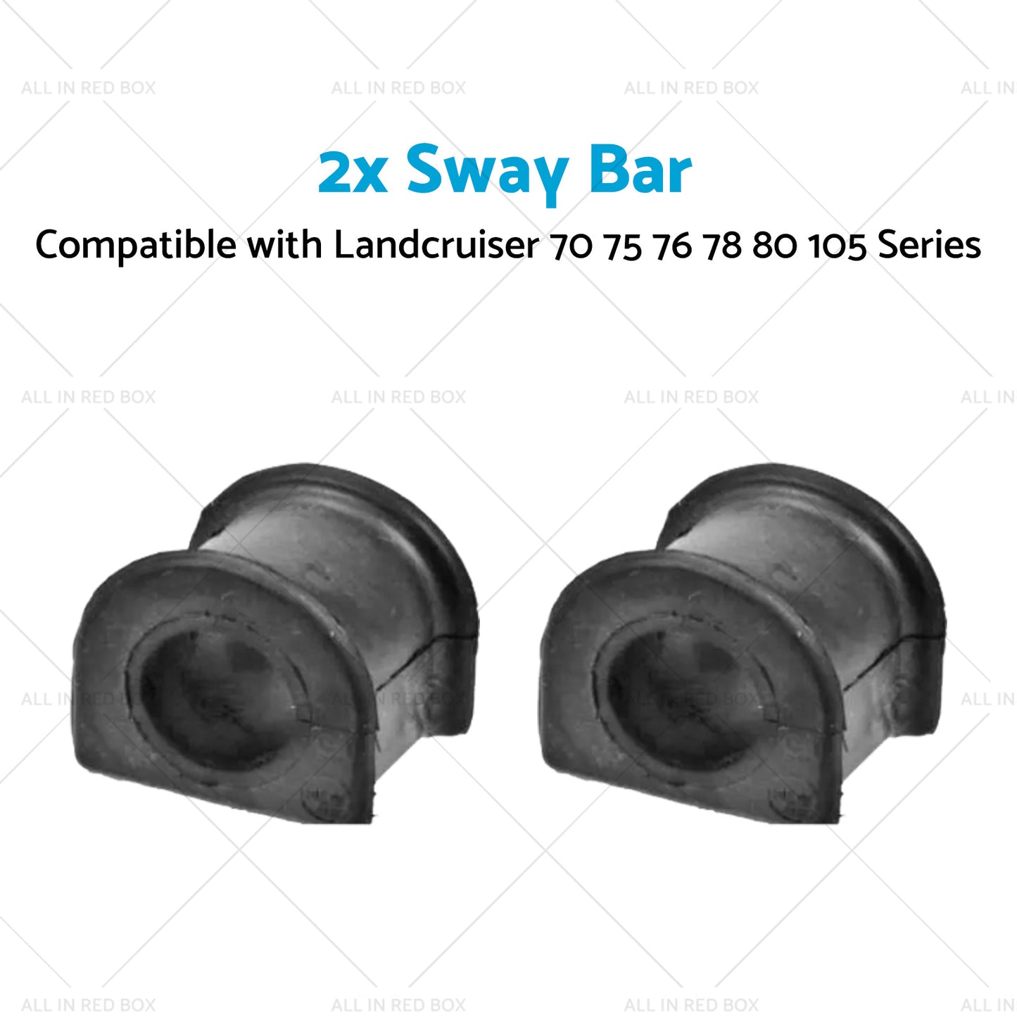 {{ 2x Sway Bars Suitable for Landcruiser 70 75 76 78 80 105 Series FJ80 HZJ80 HDJ80 }} - Buy Car Parts Online at {{ Kaka Auto Parts }}.