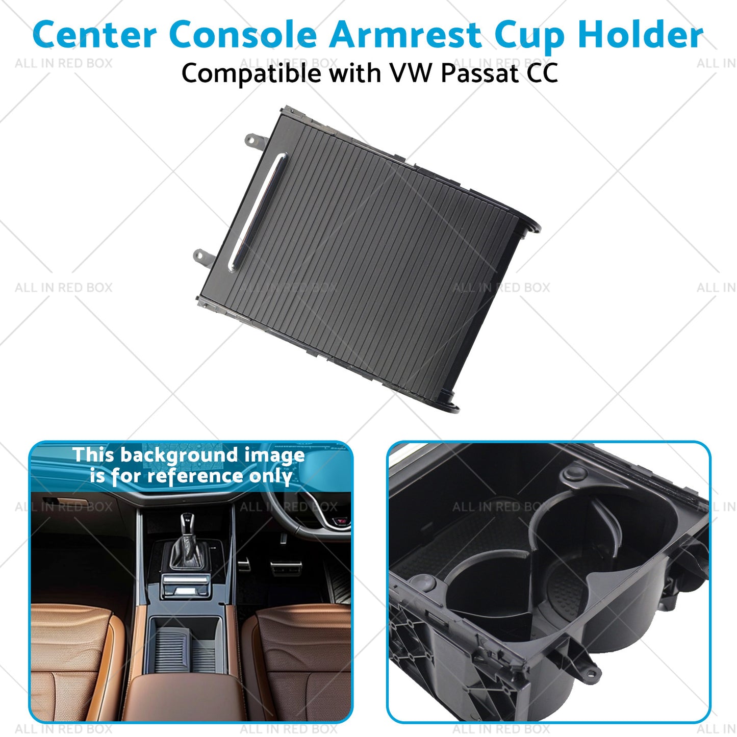 {{ 3CD858329A Center Console Armrest Cup Holder Suitable for VW Passat CC 07-13 }} - Buy Car Parts Online at {{ Kaka Auto Parts }}.