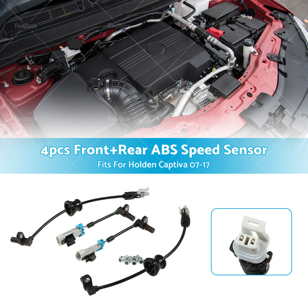{{ 4pcs ABS Speed Sensor Front Rear Fits For Holden Captiva 07-17 96626080 96626078 }} - Buy Car Parts Online at {{ Kaka Auto Parts }}.