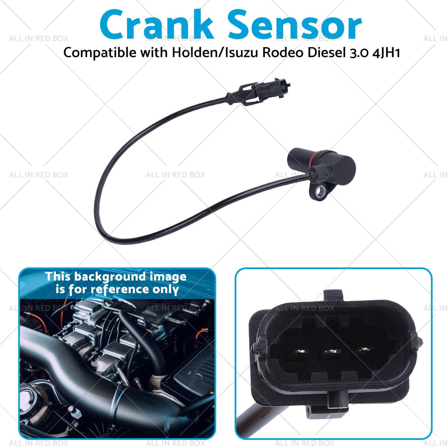 {{ 8973244022 Crank Sensor Suitable for Holden or Isuzu Rodeo Diesel 3. 0 4JH1 03-07 }} - Buy Car Parts Online at {{ Kaka Auto Parts }}.