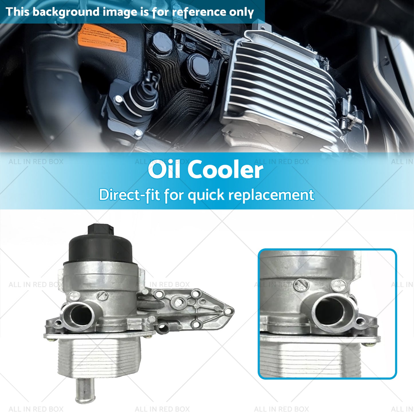 {{ Oil Cooler Suitable For Ford Transit VH VJ 2.4L Duratorq 2000-2006 YC1Q6B624AK }} - Buy Car Parts Online at {{ Kaka Auto Parts }}.